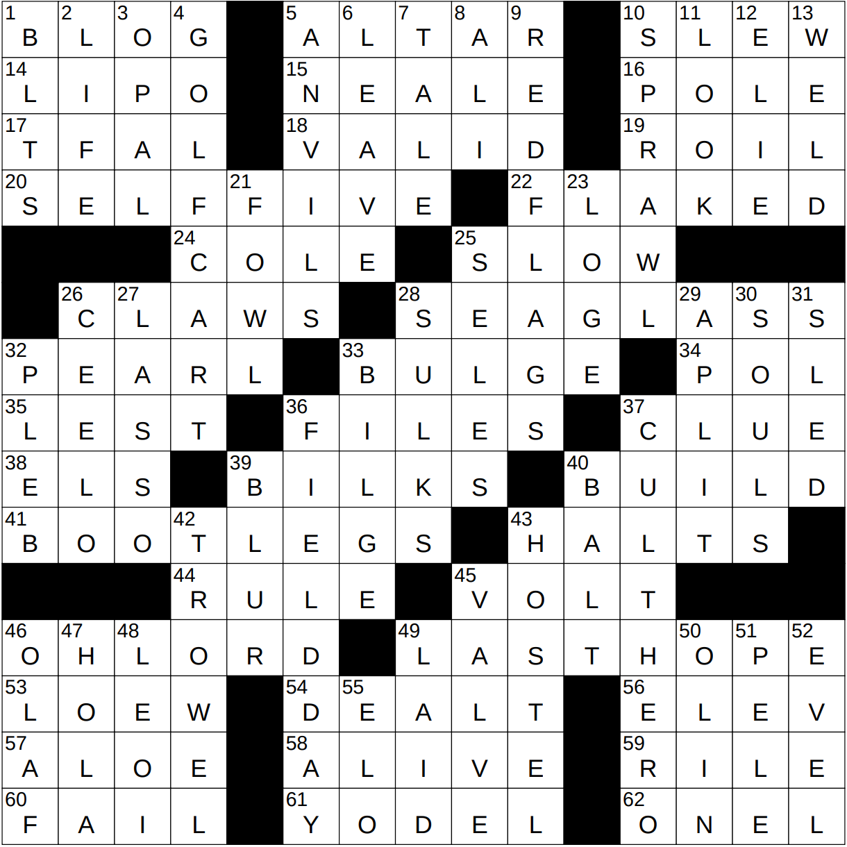 0116 24 NY Times Crossword 16 Jan 24 Tuesday NYXCrossword