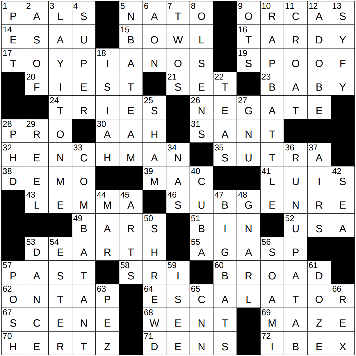 0119 23 NY Times Crossword 19 Jan 23 Thursday NYXCrossword