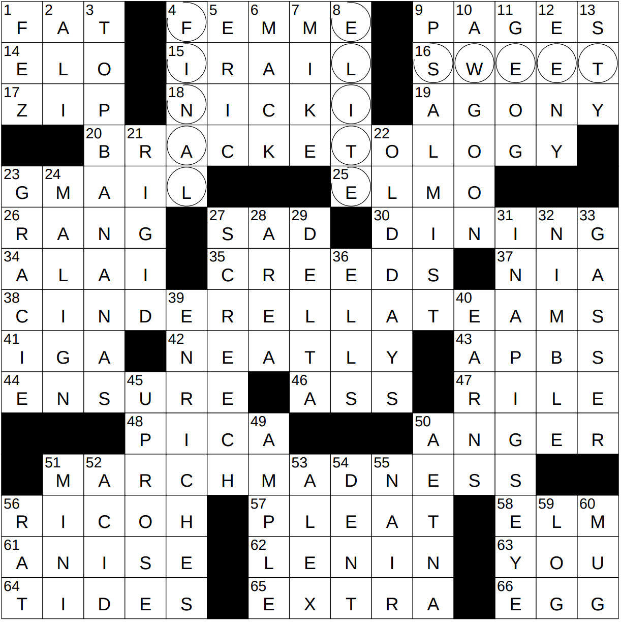 0314 23 NY Times Crossword 14 Mar 23 Tuesday NYXCrossword