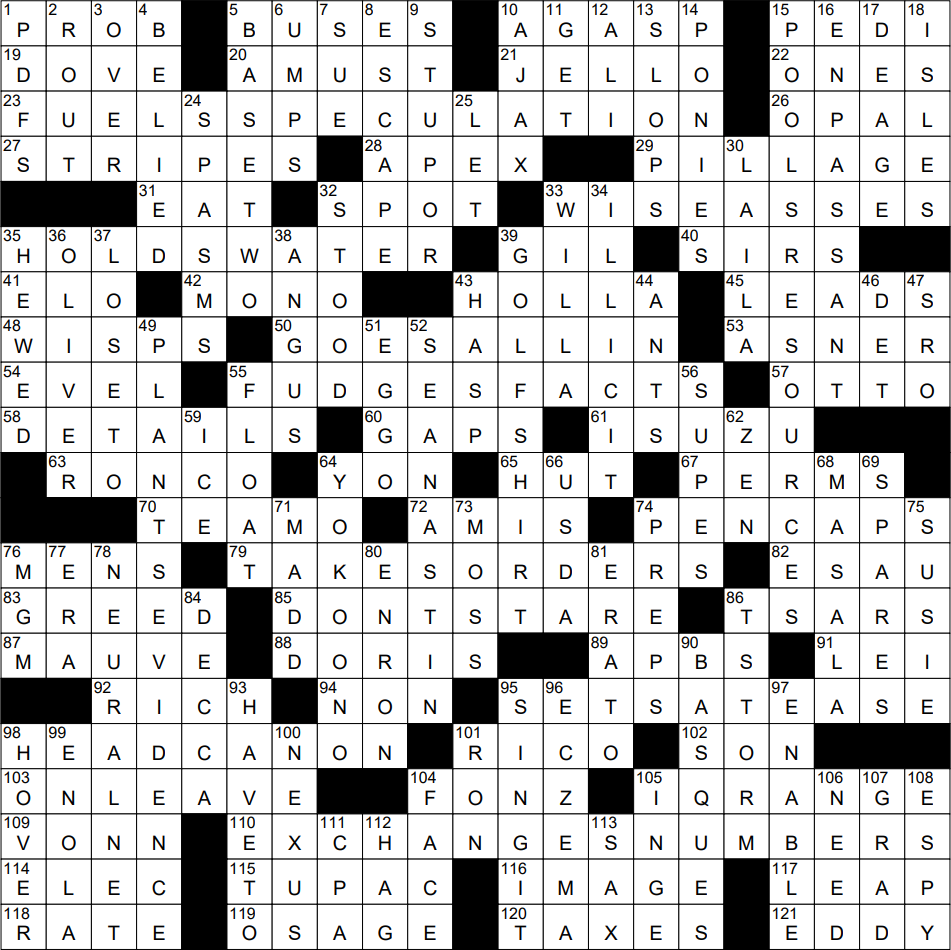 brit record label crossword clue