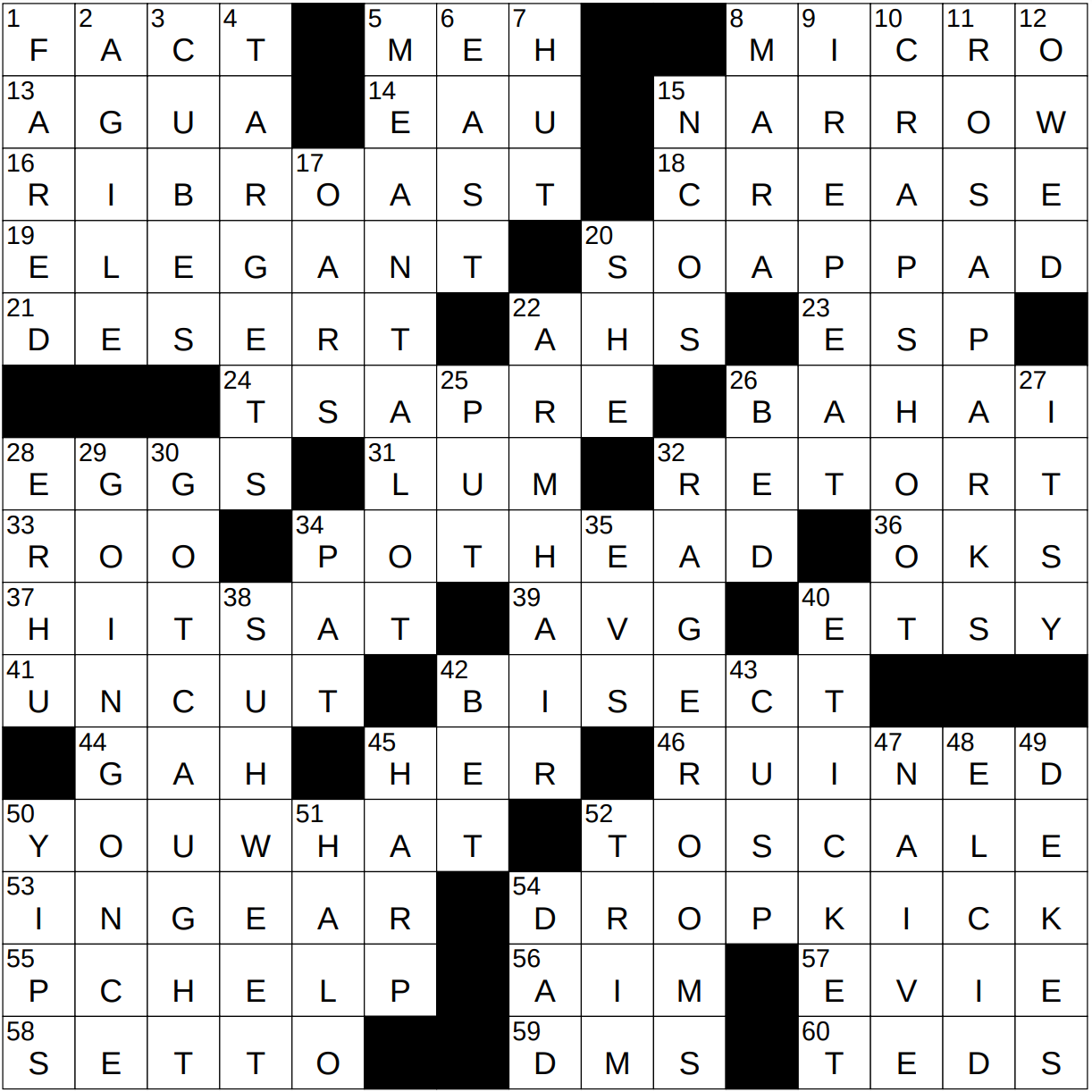 0330 23 NY Times Crossword 30 Mar 23 Thursday NYXCrossword