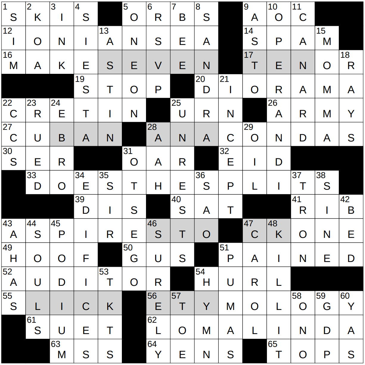 0517 23 NY Times Crossword 17 May 23 Wednesday NYXCrossword