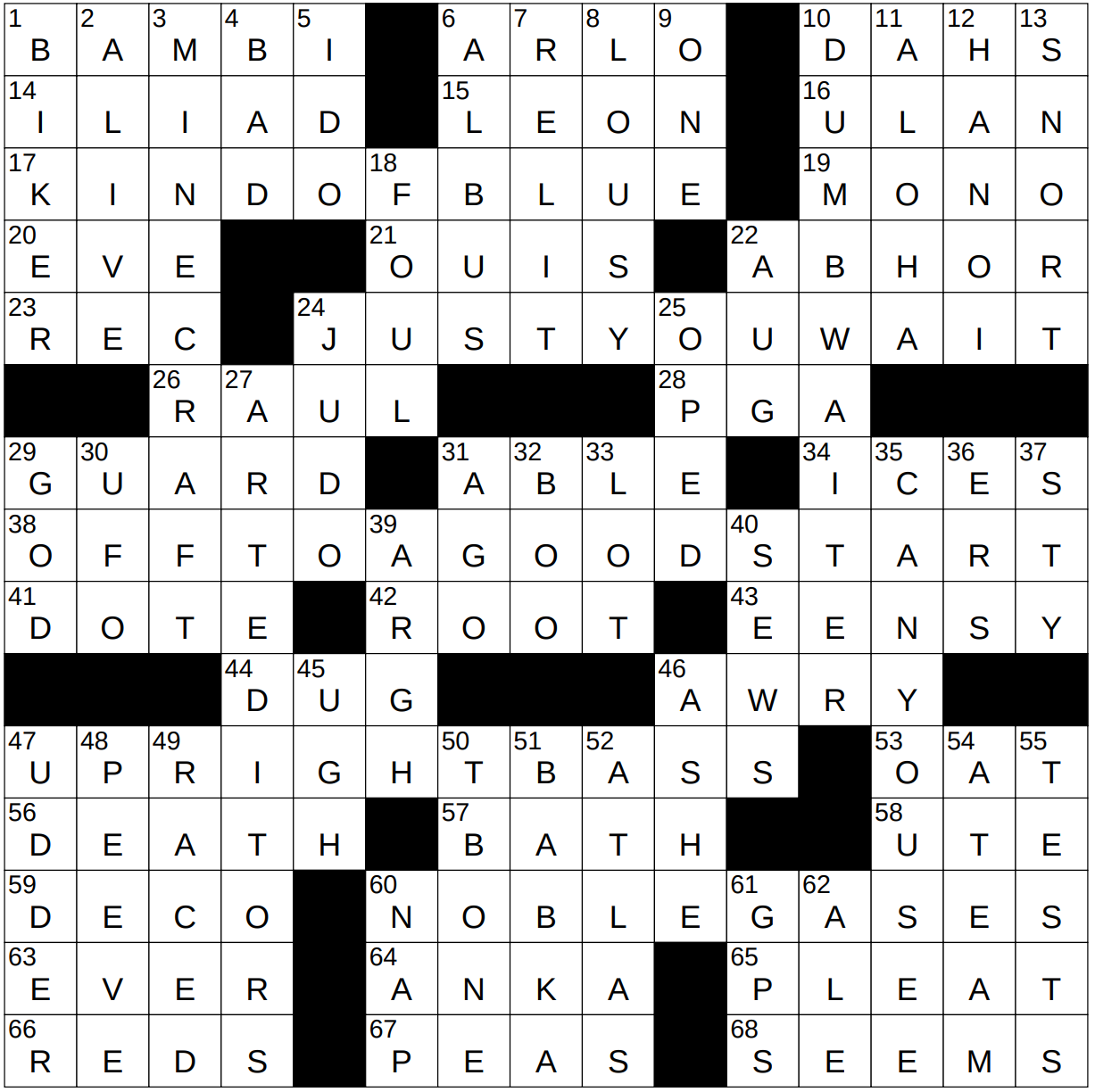 0703 23 NY Times Crossword 3 Jul 23 Monday NYXCrossword
