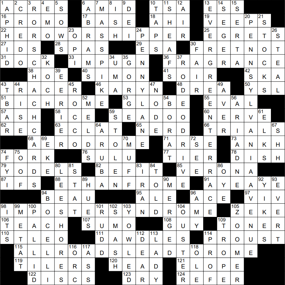 de plume crossword puzzle clue