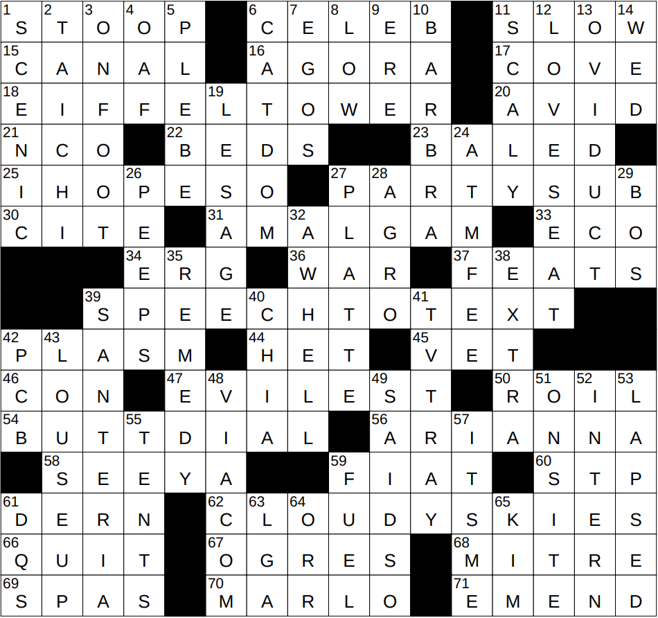 0815 24 NY Times Crossword 15 Aug 24 Thursday NYXCrossword