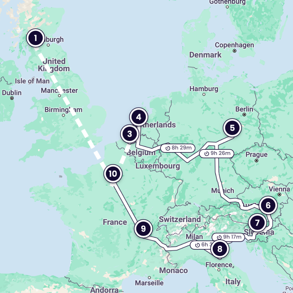 1 Month In Europe The Alternative Tour Visit Europe For A Month Eurail