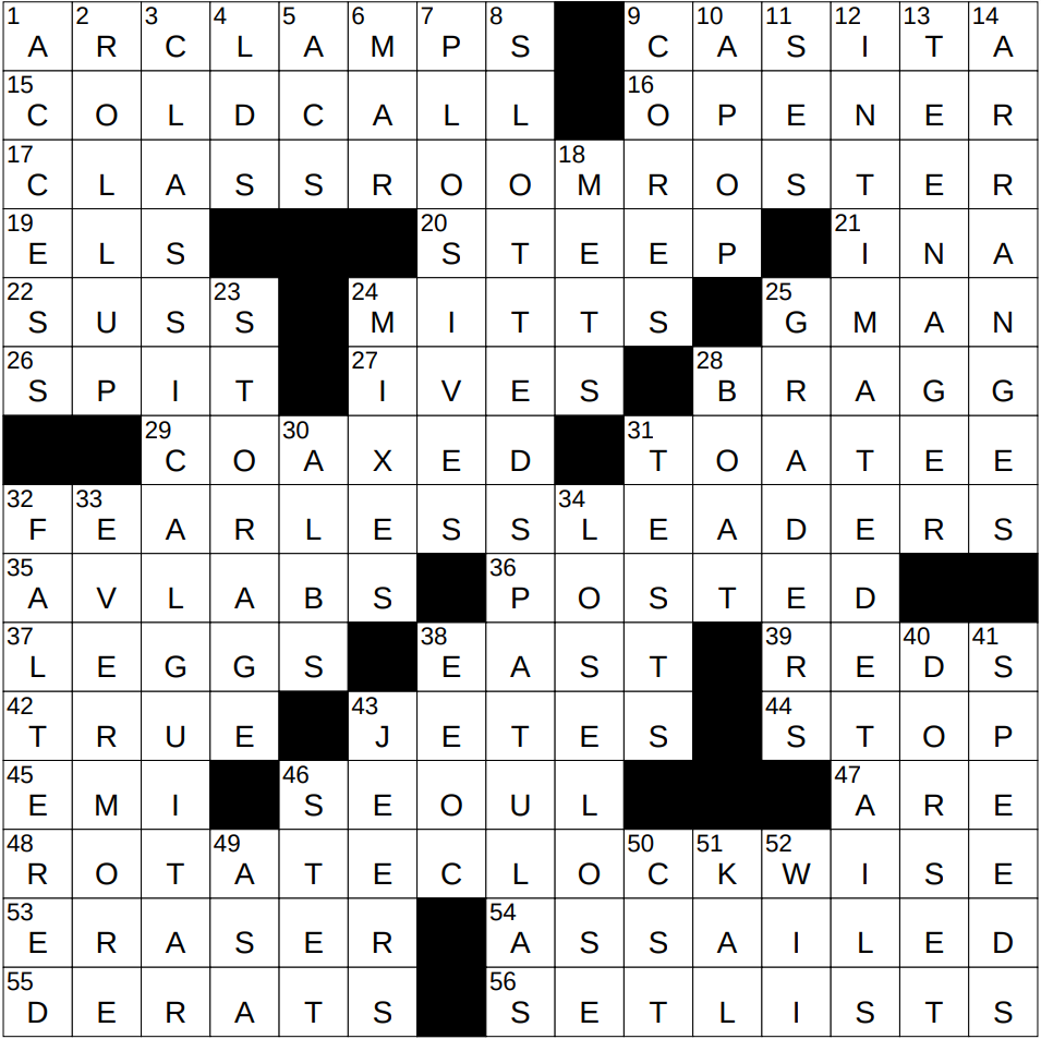 1102 24 NY Times Crossword 2 Nov 24 Saturday NYXCrossword