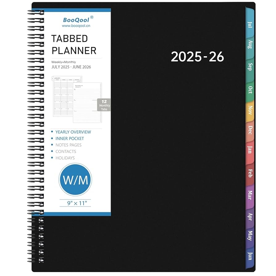 13 Month July 2025 2026 Blueline Academic Planner 2025 2026 13 Month Weekly Monthly Organizer With QR Sync Recycled Paper Calendar 2025 2026