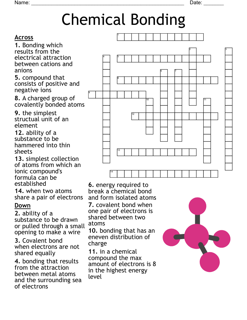 2 4 Organic Compounds Crossword WordMint