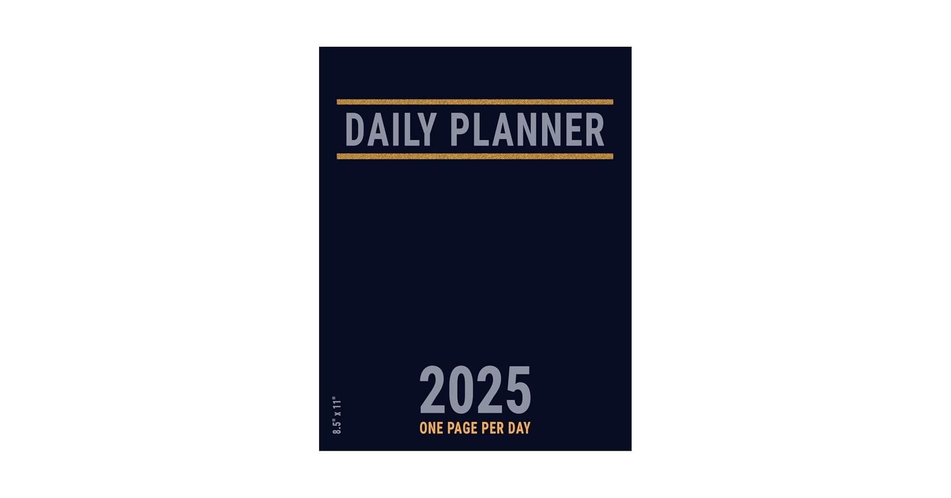 2025 Daily Planner 8 5 X 11 Dated Full One Page Per Day January December Large Aplanus Sevegenus Amazon Books