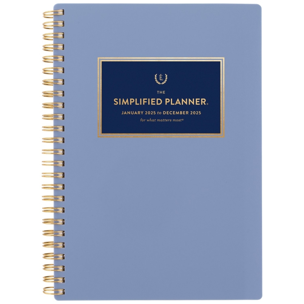 2025 Simplified By Emily Ley For AT A GLANCE Weekly Monthly Planner 5 1 2 X 8 1 2 French Blue January To December EL36 200 OfficeSupply