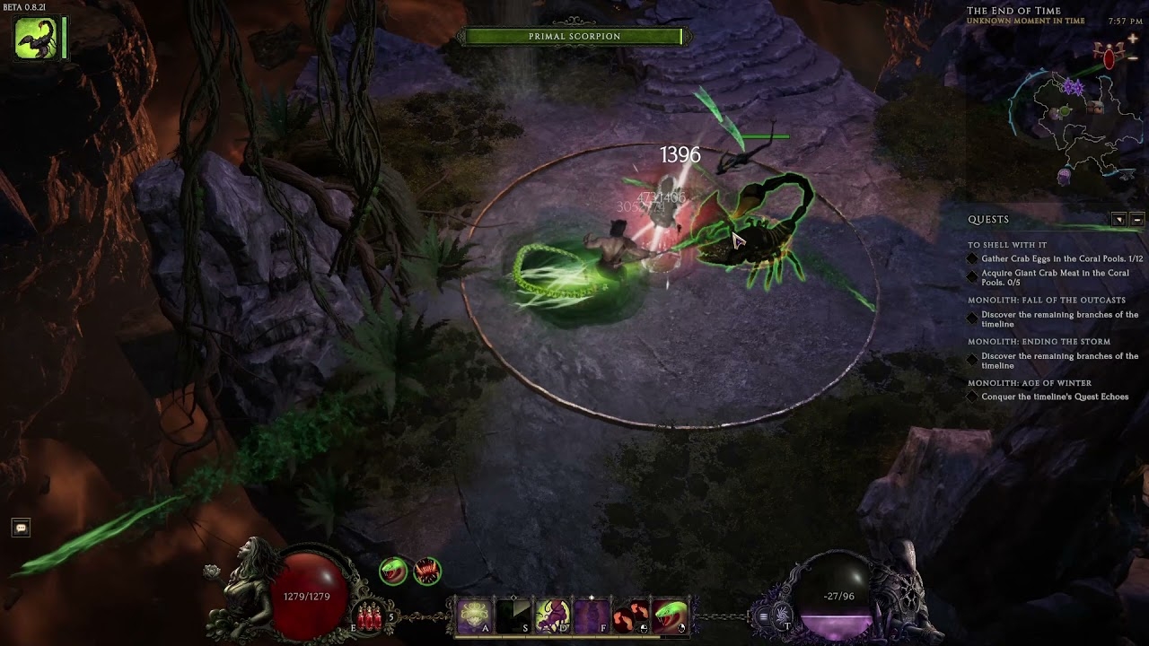 3 Million DOT Solo Scorpion Build Planner UPDATED Level 87 8 2i Primalist Last Epoch Forums