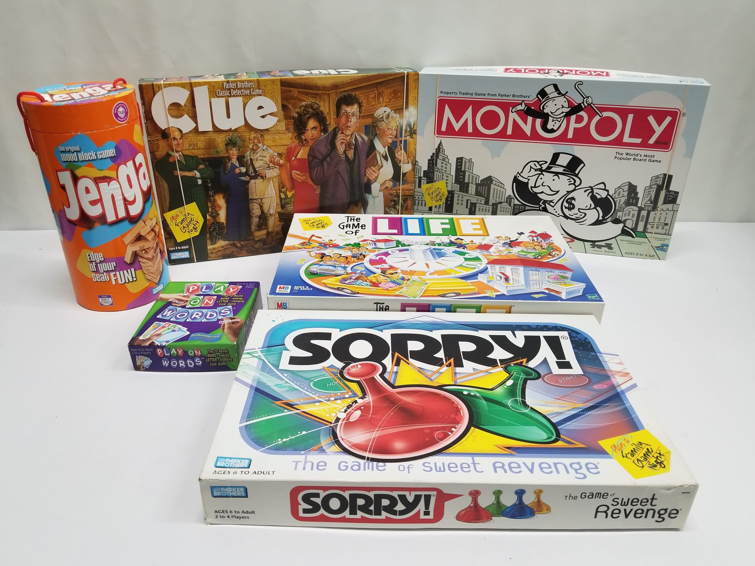 6 Table Top Board Games Lot Play On Words Clue Proxibid