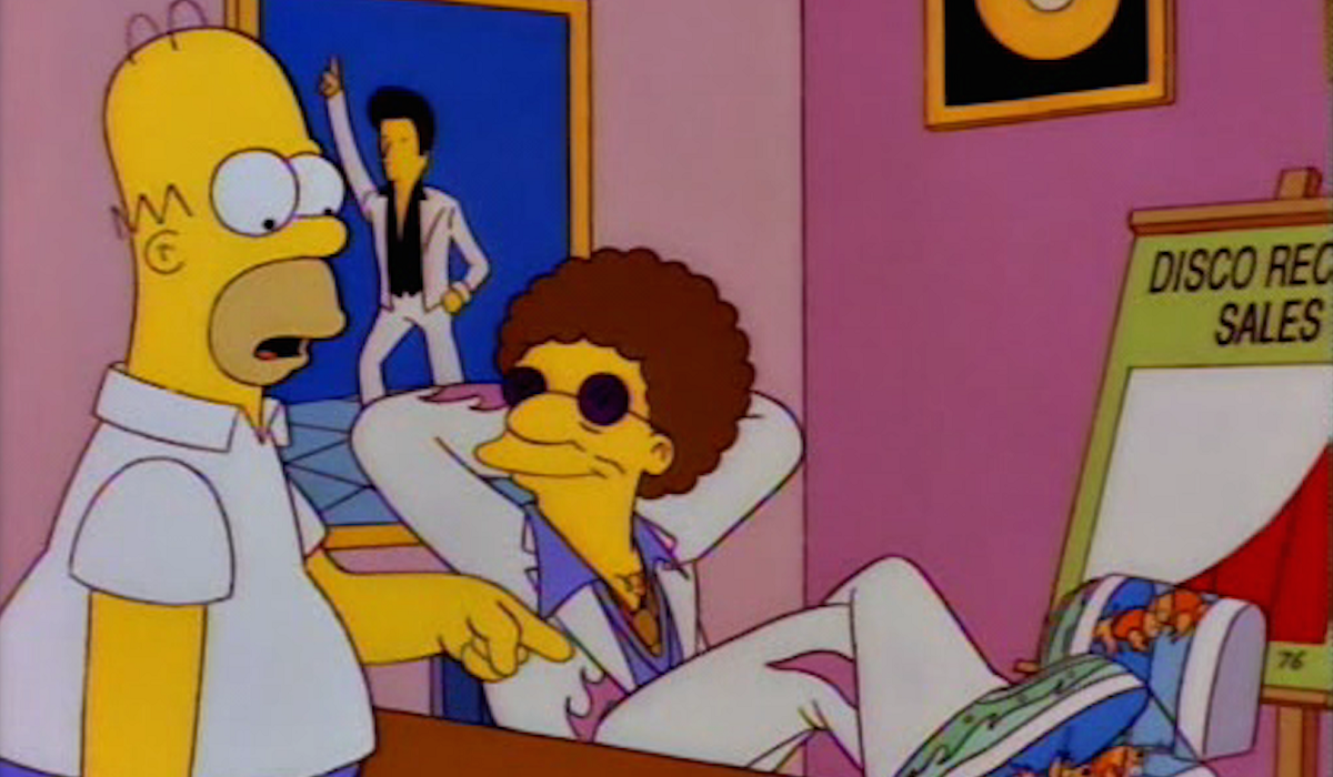 disco guy on simpsons