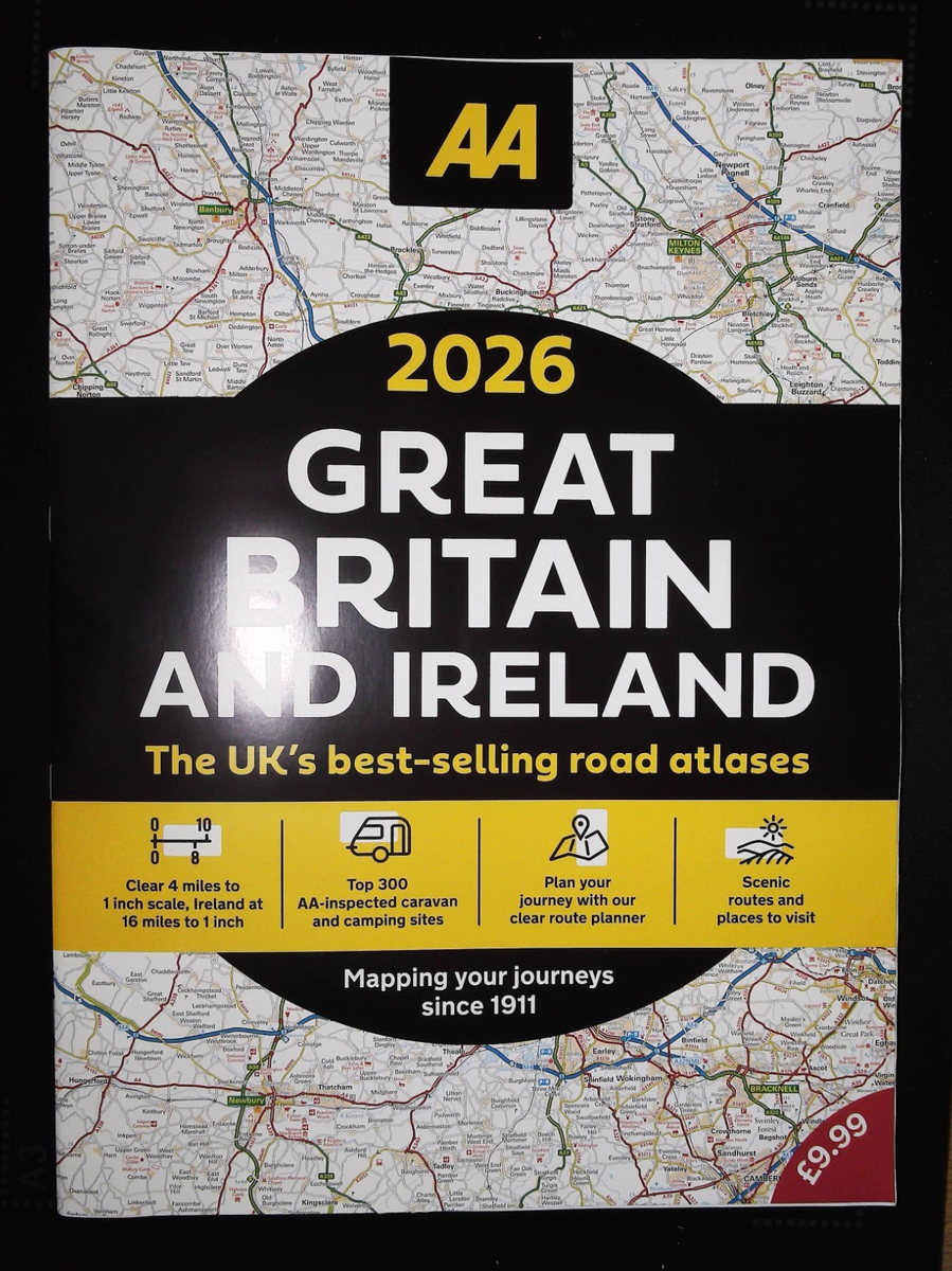 AA ROAD ATLAS BRITAIN 2026 MAP FREE TRACKED DELIVERY BRAND NEW EDITION EBay