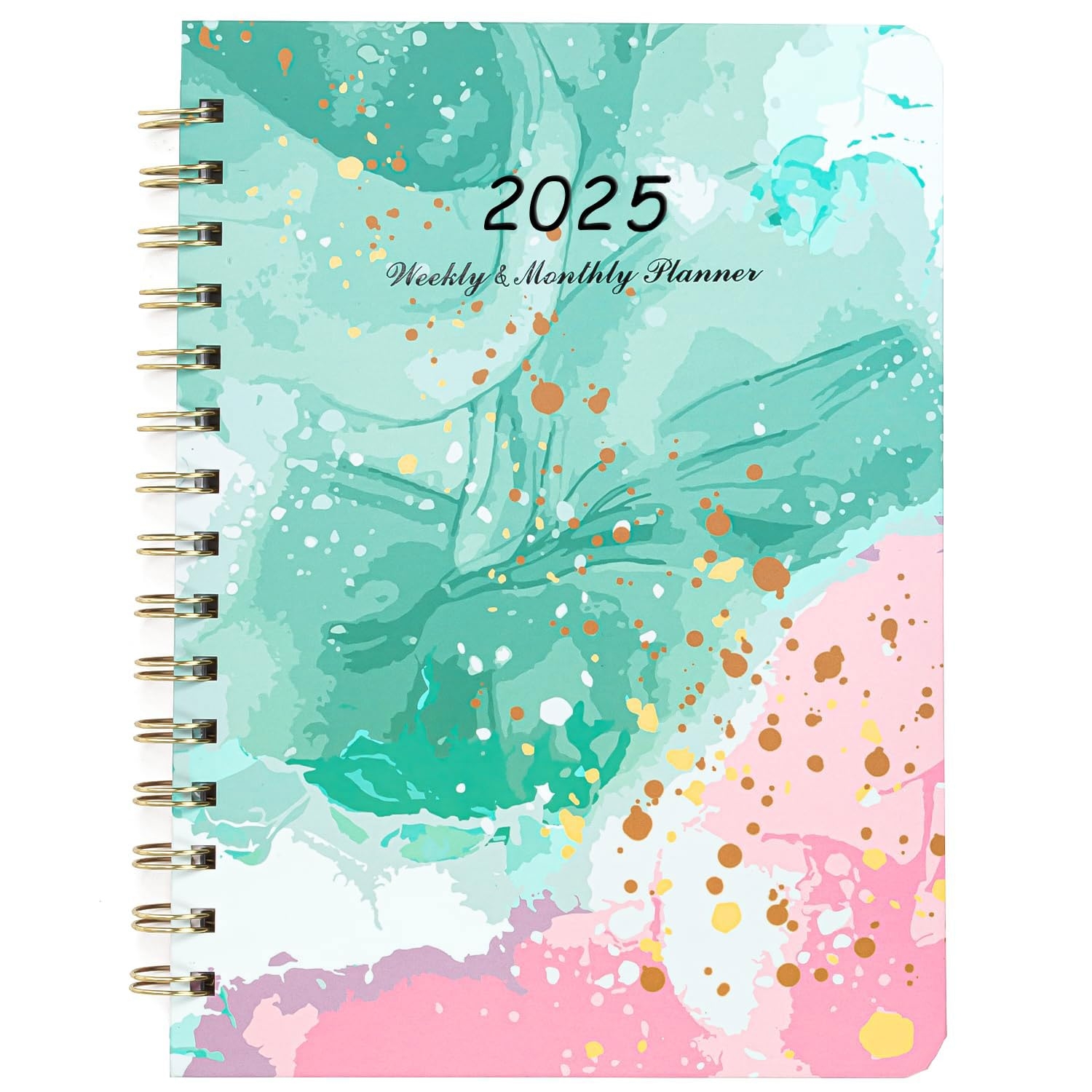 Agenda 2025 Planner 2025 Weekly Monthly Planner With Tabs Jan 2025 Dec 2025 Academic Daily Planner With Hardcover Thick Paper Twin Wire Binding Back Pocket Notes Pages 6 1 X 8 5 Green Marble Amazon ca Office Products