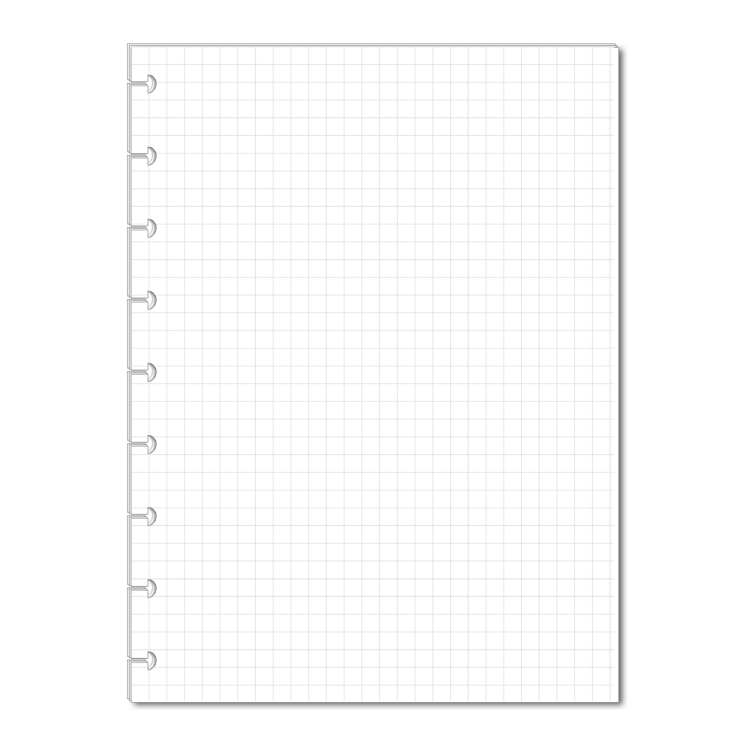 Amazon Grid Notes Refill Pages Fits 9 Disc Classic Happy Planners Notes Refills Pre punched Happy Planner Inserts Grey 1 4 Inch Office Products