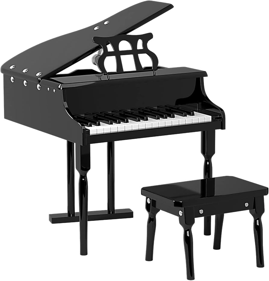 Amazon HOMGX Classical Kids Piano 30 Keys Wood Grand Piano W Bench Stand Musical Instrument Educational Toy Birthday Gift For Toddlers 3 Boys Girls Straight Leg Black Toys Games Amazon HOMGX Classical Kids Piano 30 Keys Wood Grand Piano W Bench Stand Musical Instrument Educational Toy Birthday Gift For Toddlers 3 Boys Girls Straight Leg Black Toys Games