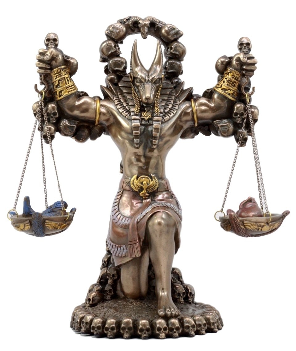 Amazon Pacific Giftware Ancient Egyptian God Of Underworld Anubis Guardian Of Scales Figurine 8 5 Inches Bronze Home Kitchen