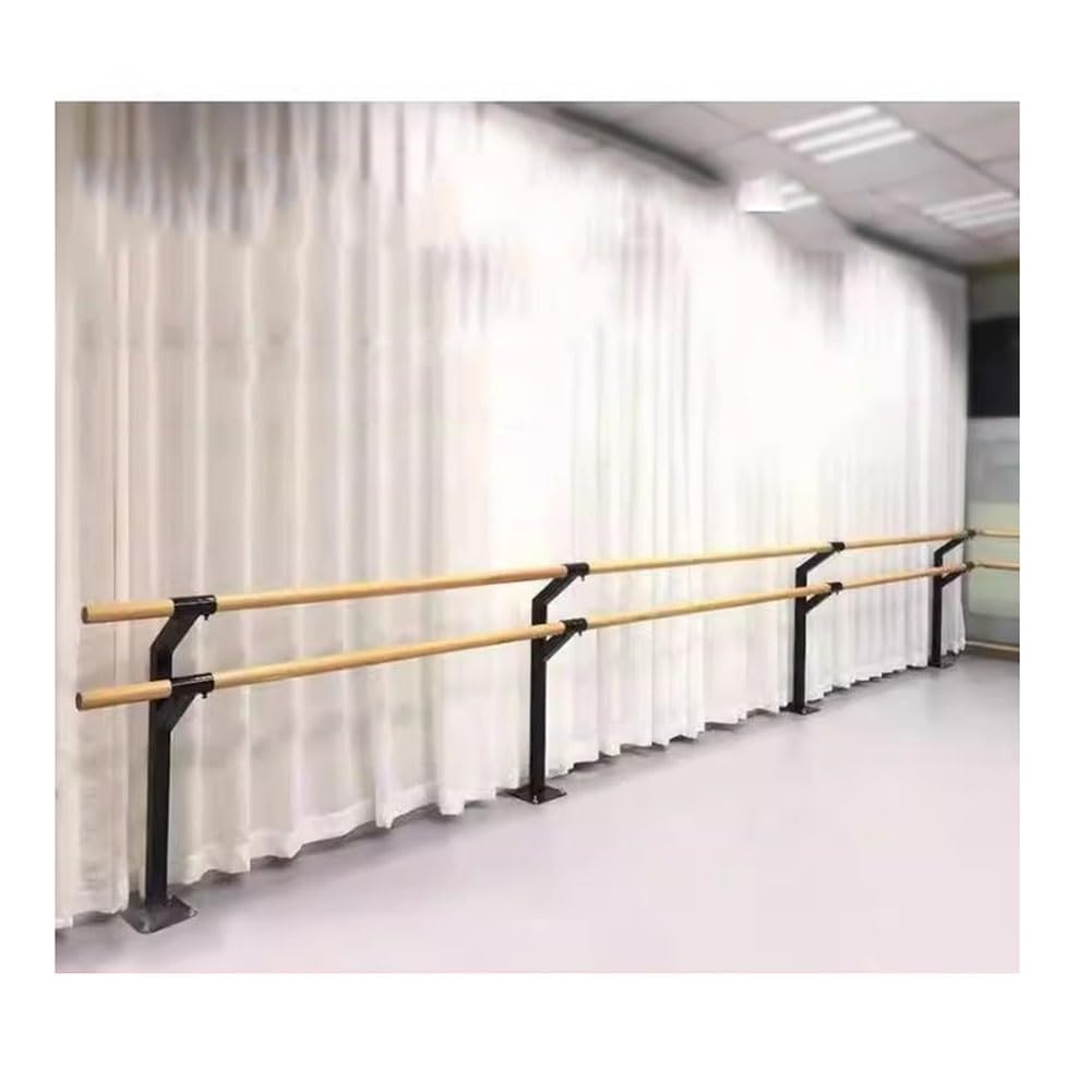 Amazon Stair Handrail Balance Ballet Barre Portable For Home Or Studio Height Adjustable Bar For Stretch Pilates Dance Kids And Adults Color Natural Size 1m Sports Outdoors