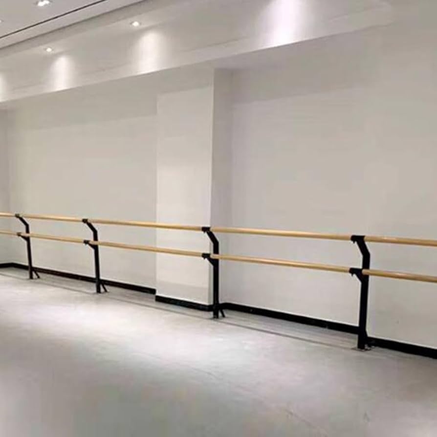 Amazon Stair Handrail Balance Ballet Barre Portable For Home Or Studio Height Adjustable Bar For Stretch Pilates Dance Kids And Adults Color Natural Size 1m Sports Outdoors