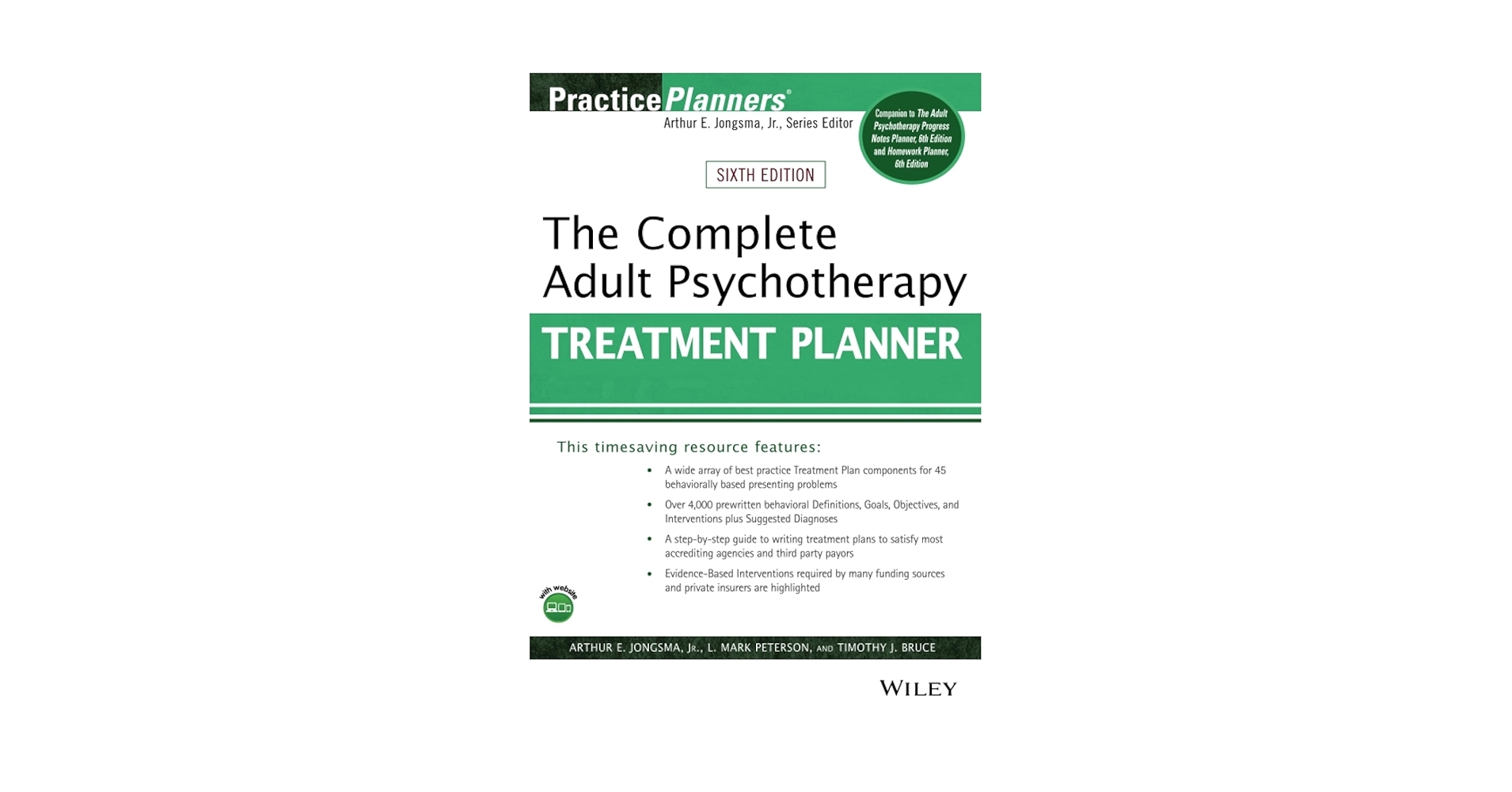 Amazon The Complete Adult Psychotherapy Treatment Planner PracticePlanners 9781119629931 Jongsma Jr Arthur E Peterson L Mark Bruce Timothy J Libros