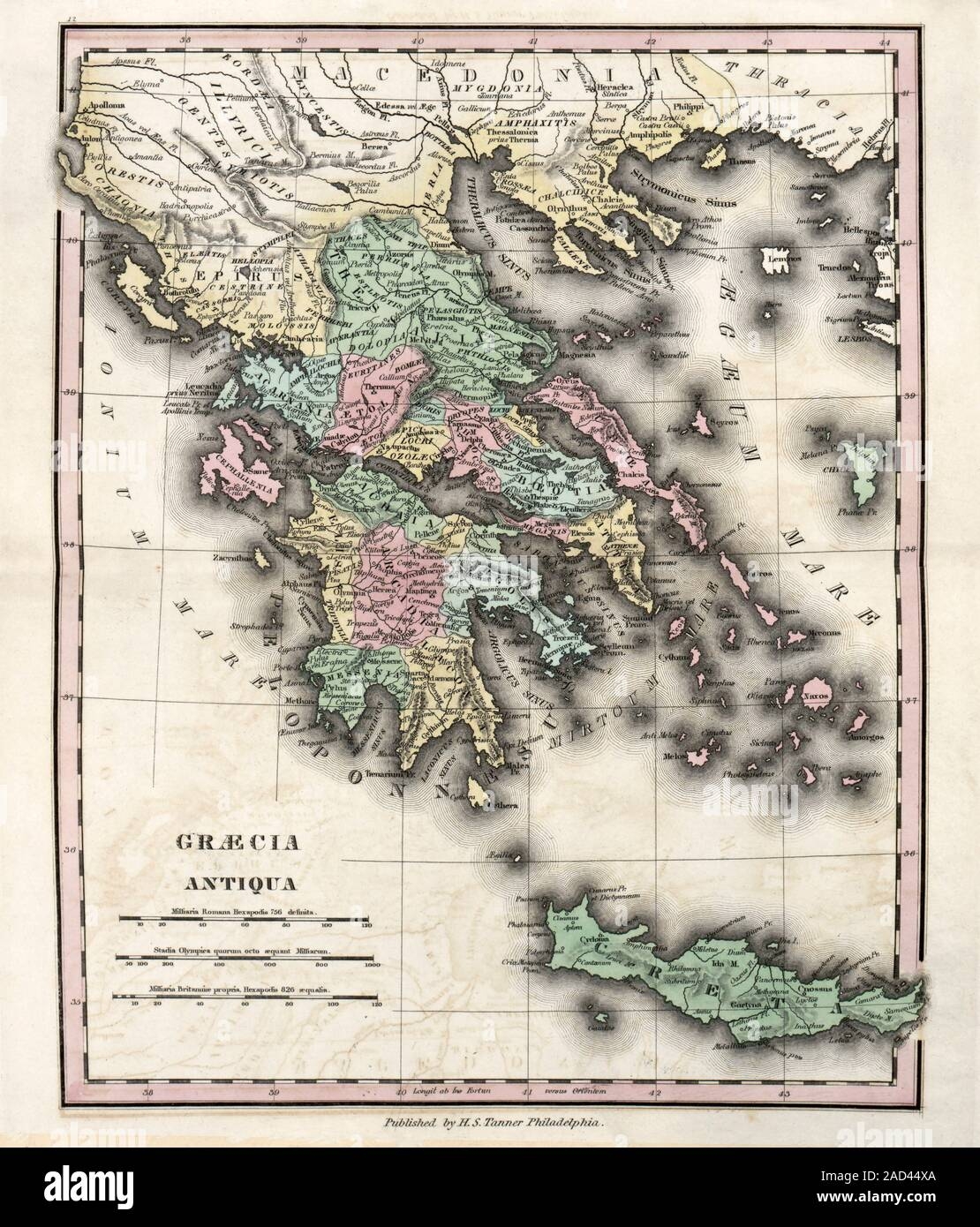 Ancient Greek North Of Thessaly Map Showing The Major Regions Mainland Greece And Adjacent Ancient Greek North Of Thessaly Map Showing The Major Regions Mainland Greece And Adjacent