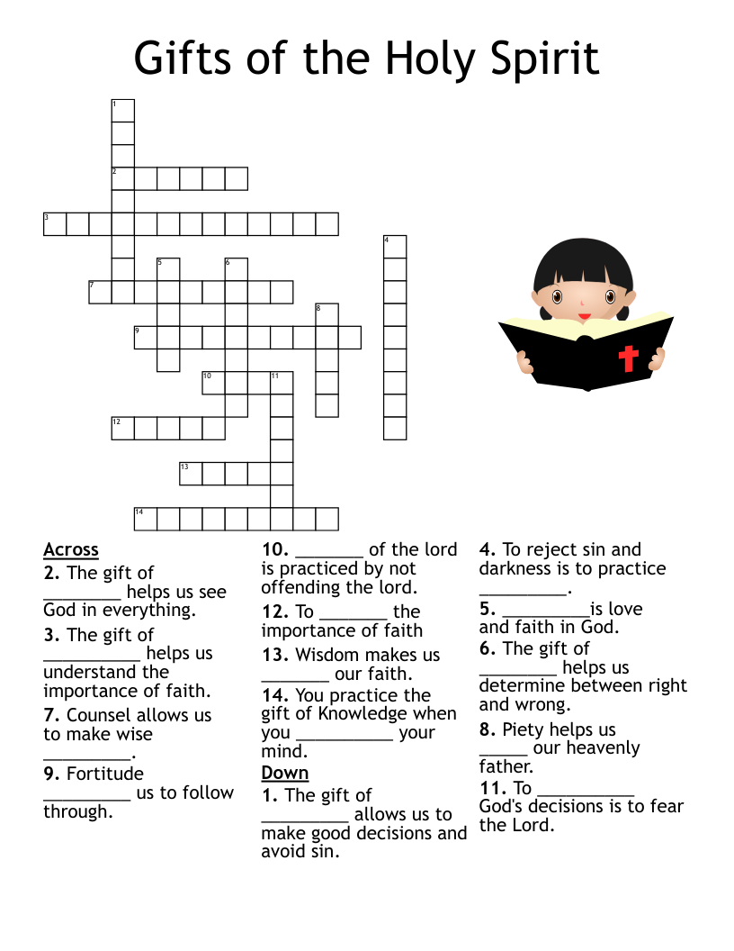 Angel Crossword WordMint