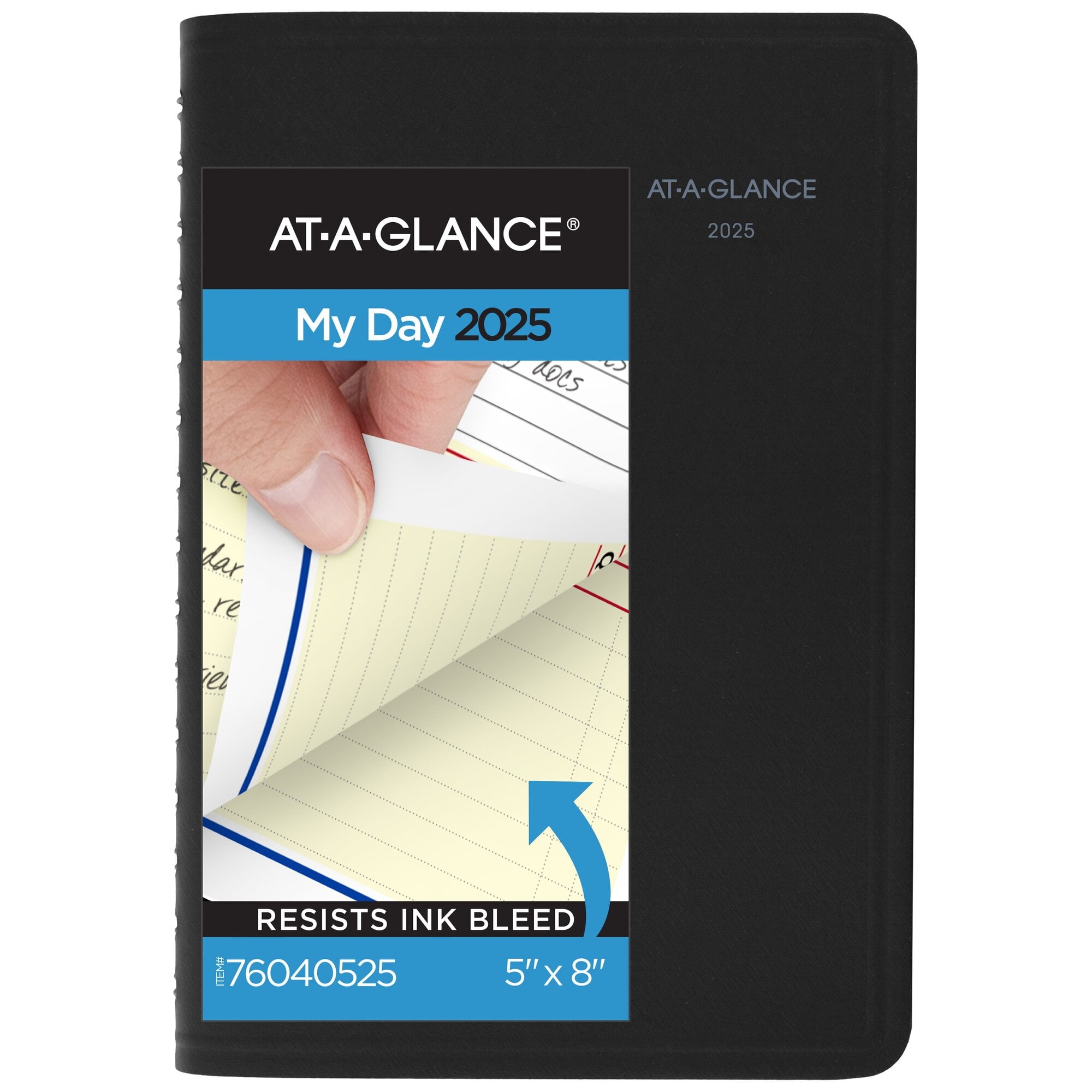 AT A GLANCE QuickNotes 2025 Daily Monthly Appointment Book Planner Black Small 5 Walmart