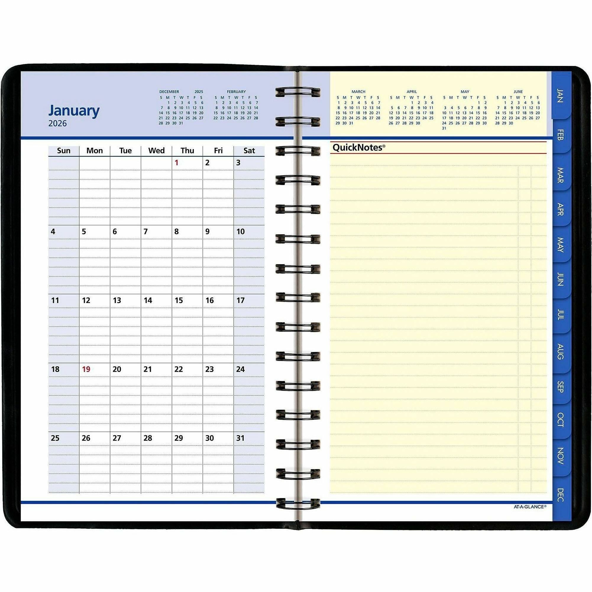 At A Glance QuickNotes Appointment Book Planner