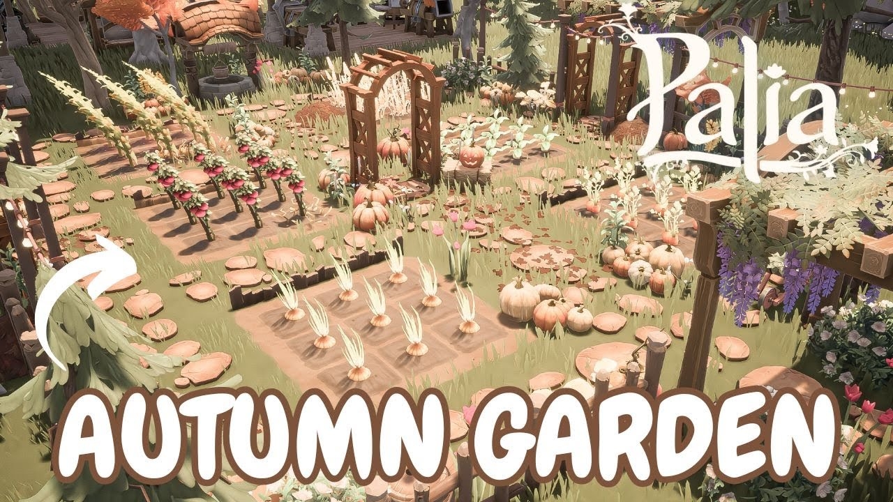 Autumn Vegetable Garden Design In Palia YouTube