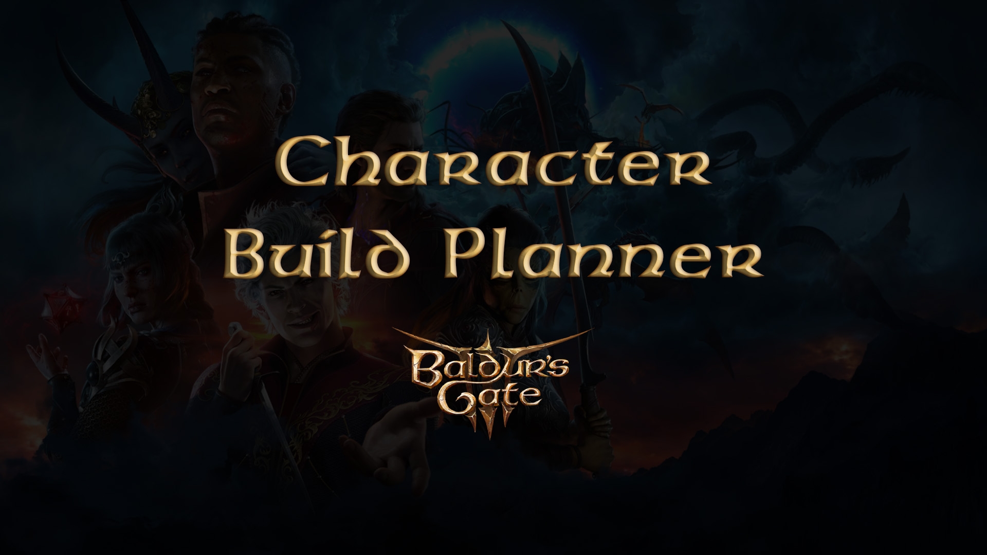 Baldur s Gate 3 Build Planner Character Planner EIP Gaming