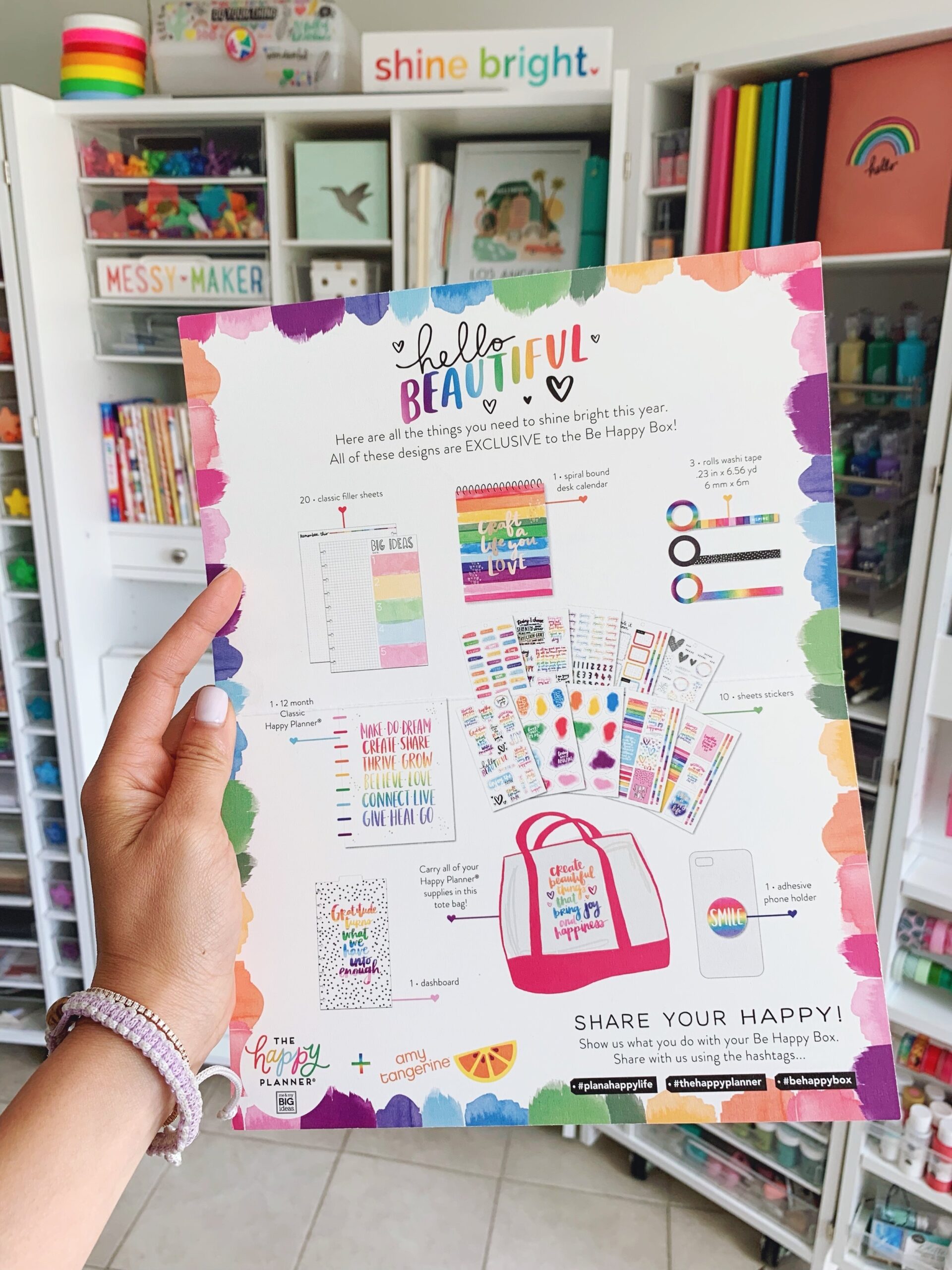 Be Happy Box Reveal Amy Tangerine