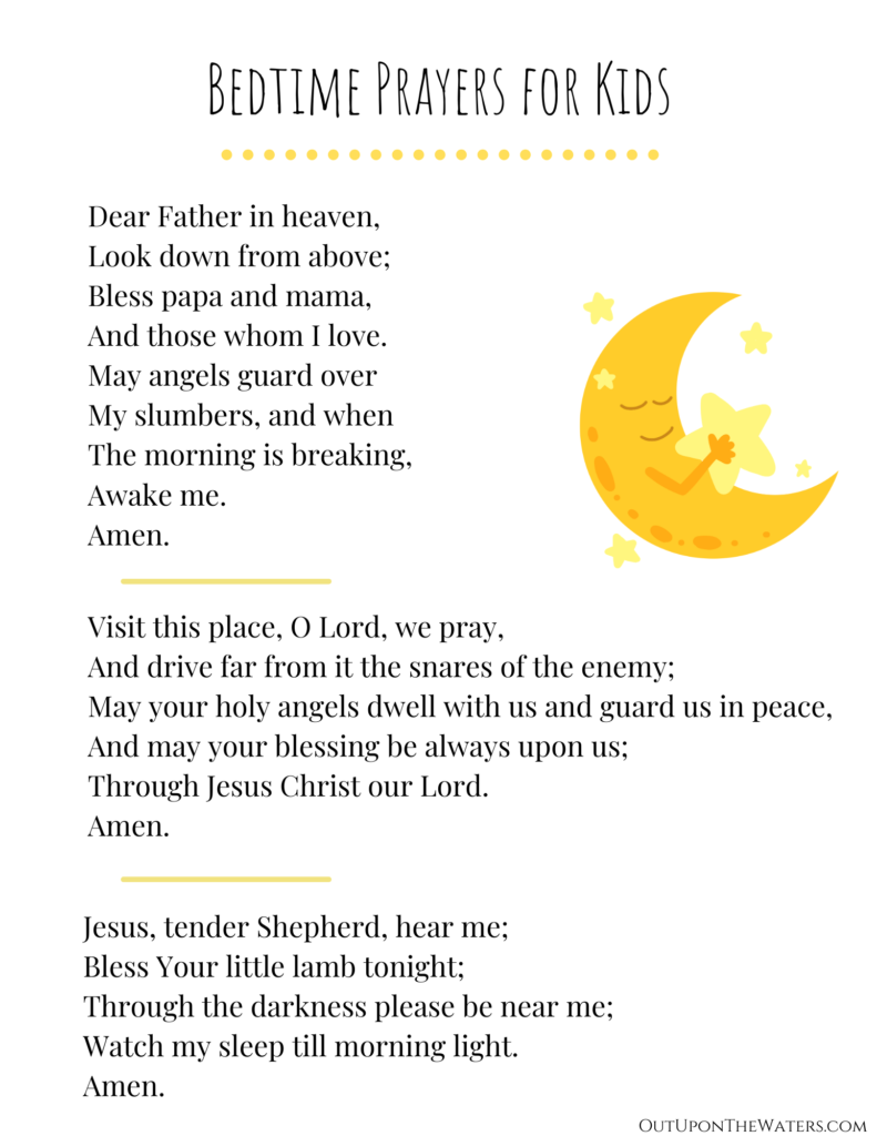 Bedtime Prayers For Kids And Families Out Upon The Waters Bedtime Prayers For Kids And Families Out Upon The Waters