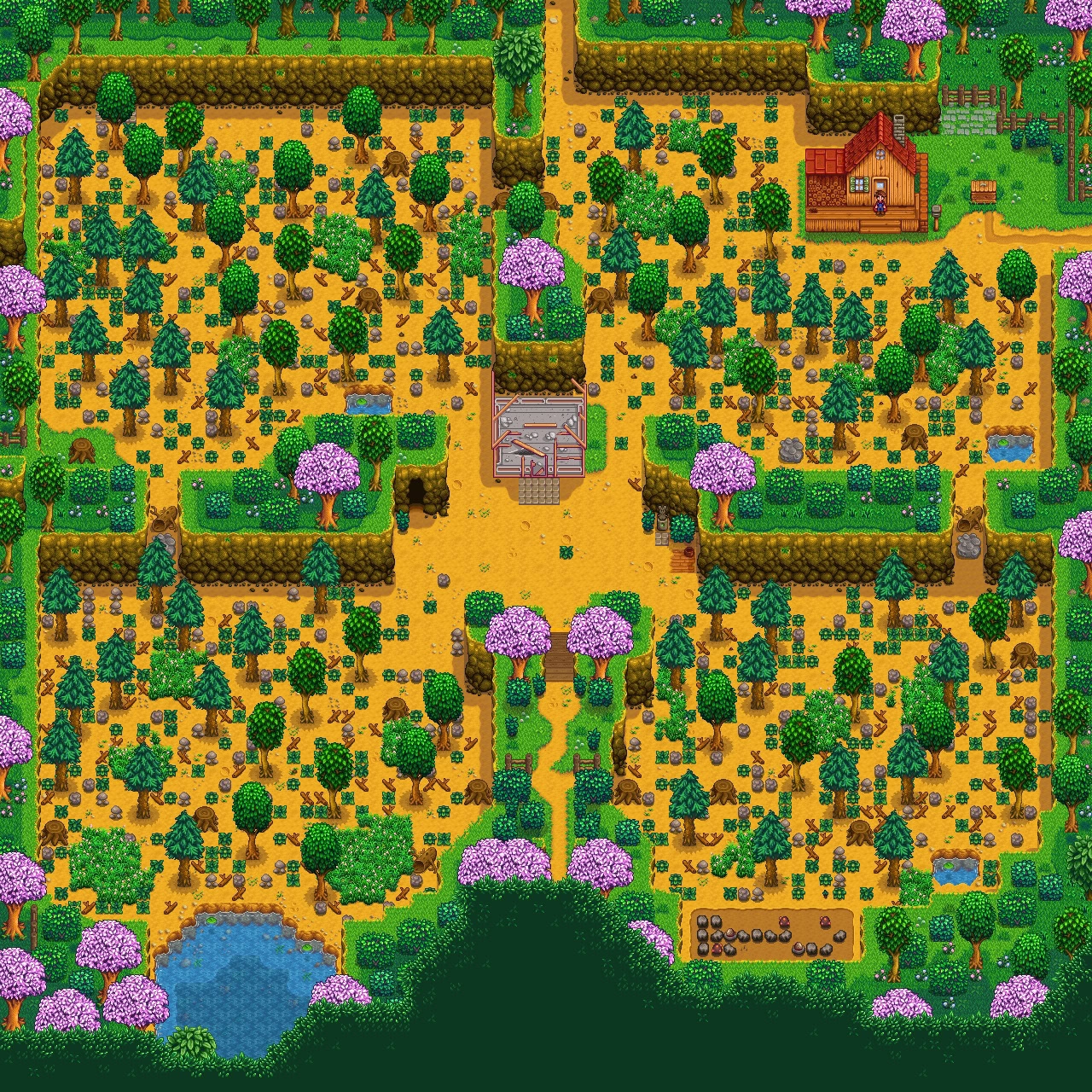 Best Stardew Valley Farm Layouts For Beginners And Pros Android Authority Best Stardew Valley Farm Layouts For Beginners And Pros Android Authority