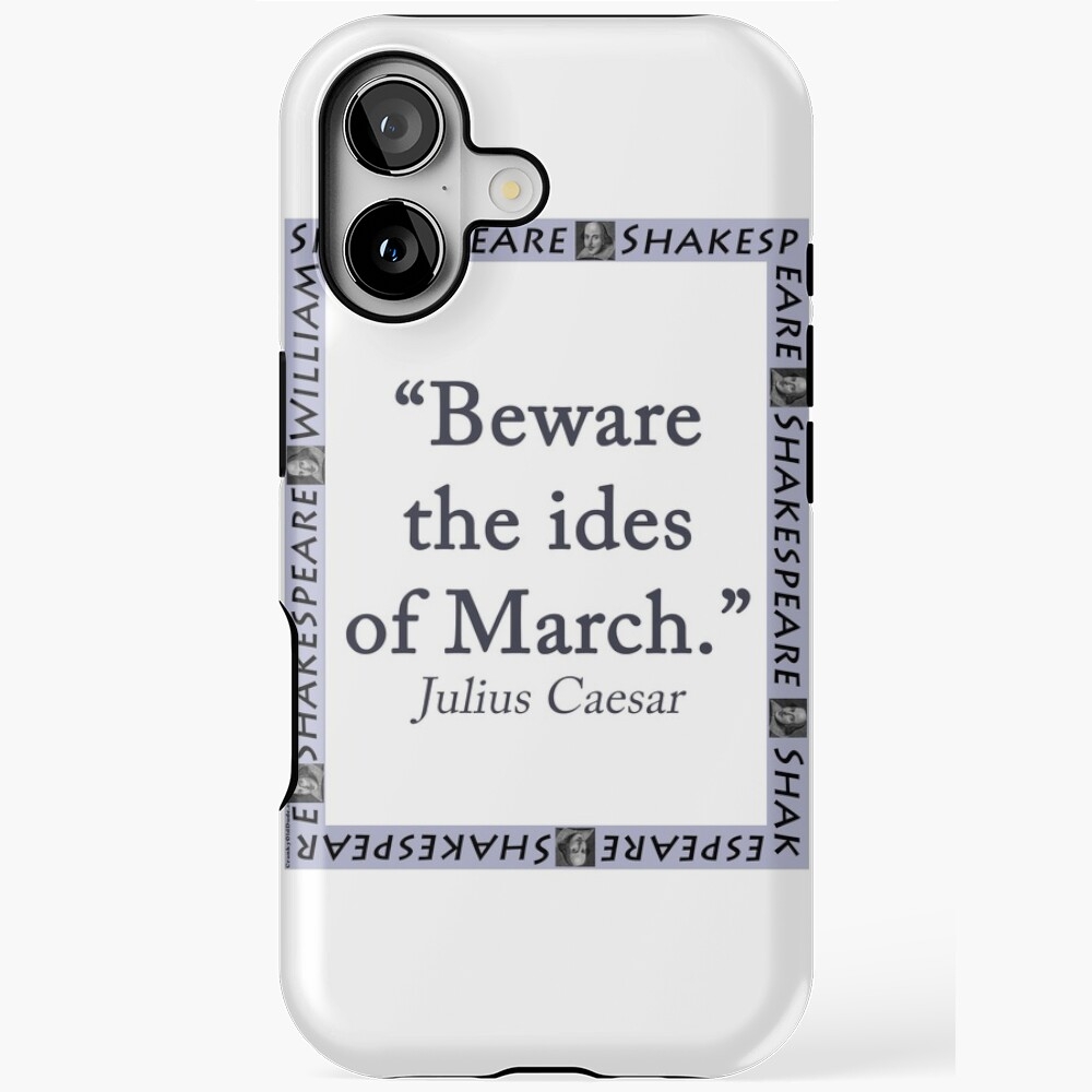 Beware The Ides Of March Shakespeare Poster For Sale By CrankyOldDude Redbubble