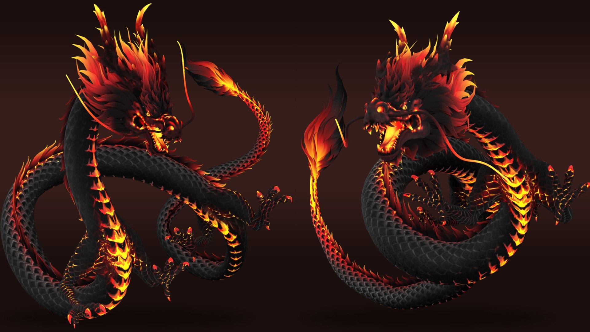 Black Dragon Chinese Dragon Model TurboSquid 2333314
