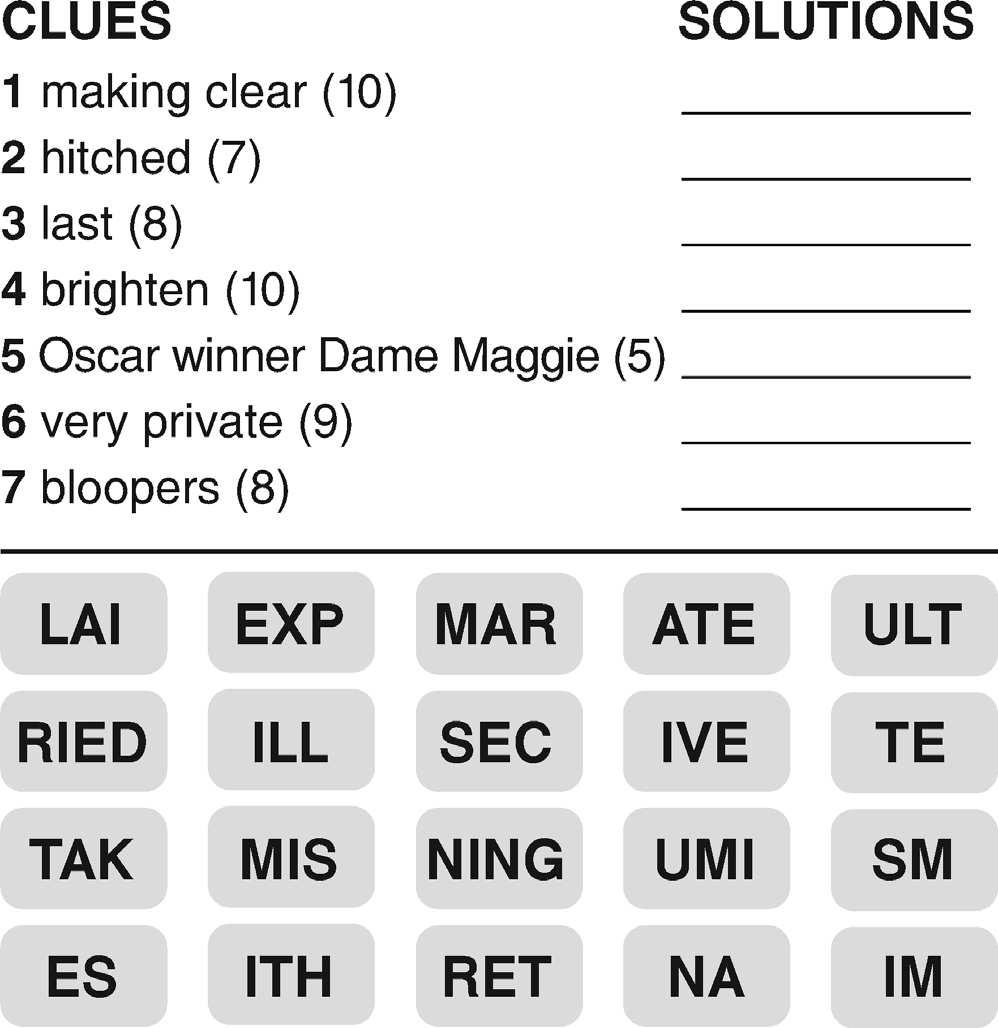 Brain Games March 2023 By Lewiston Tribune Issuu Brain Games March 2023 By Lewiston Tribune Issuu