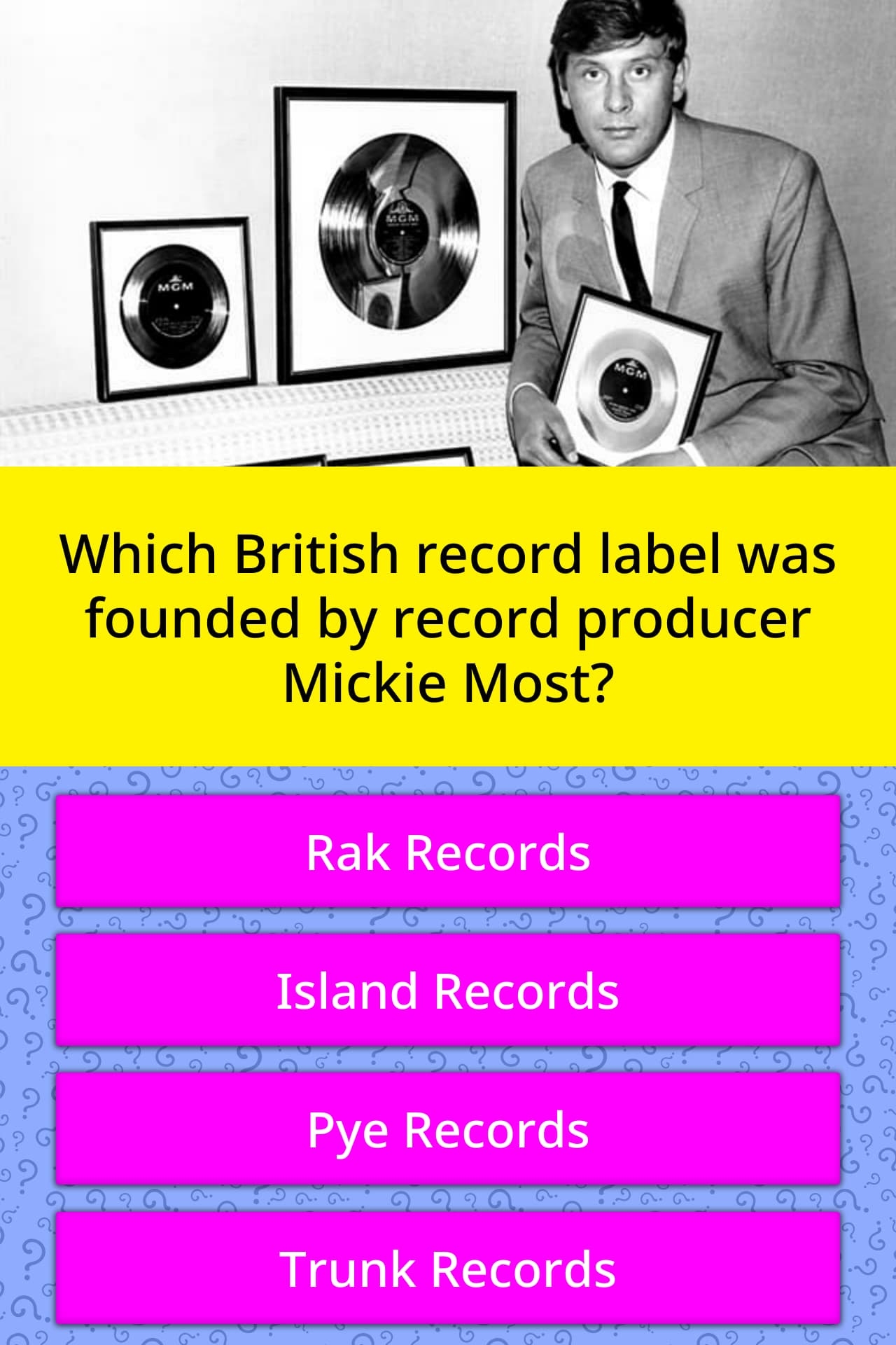 British Record Label 3 Letters