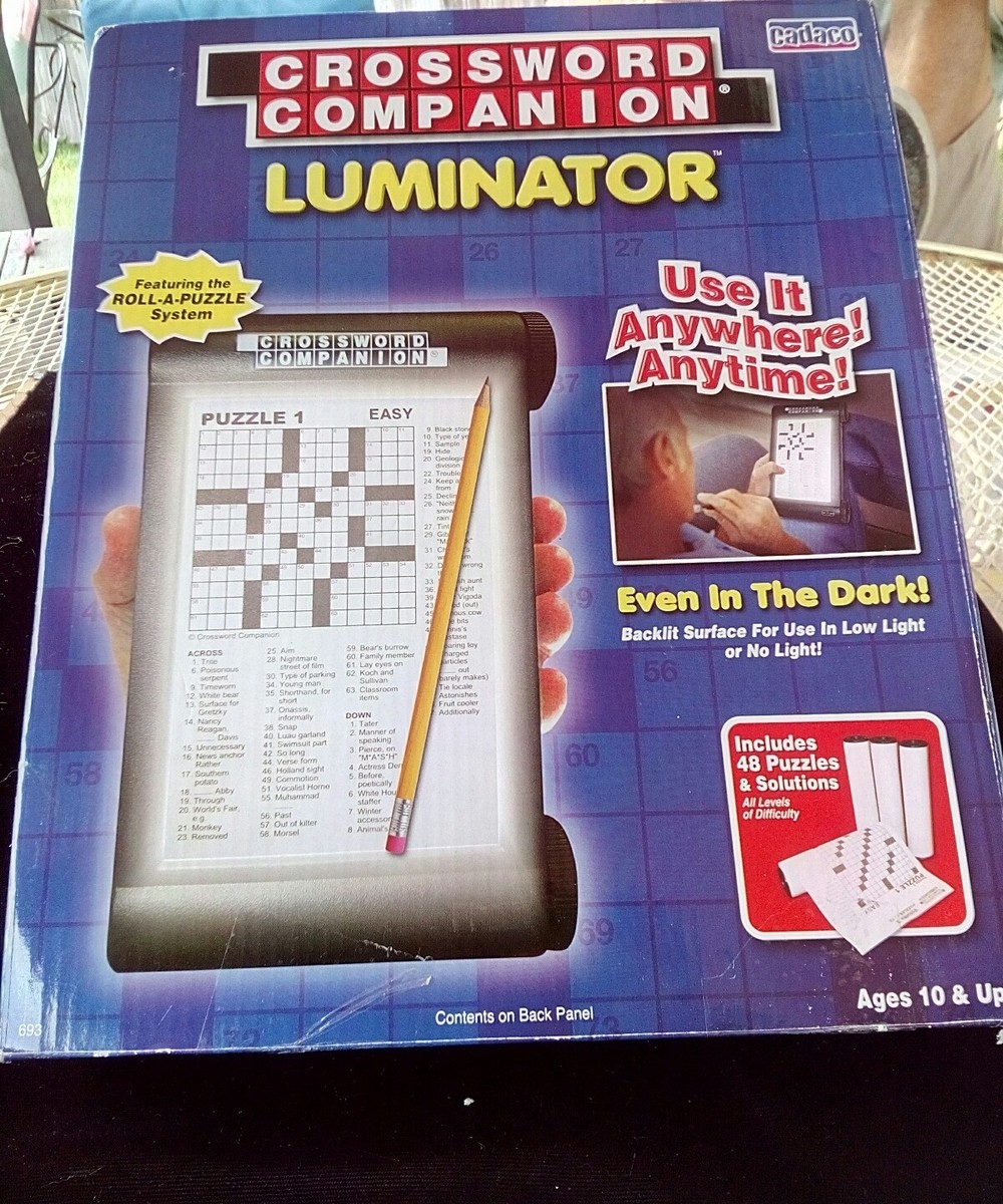 Cadaco Crossword Companion Luminator EBay