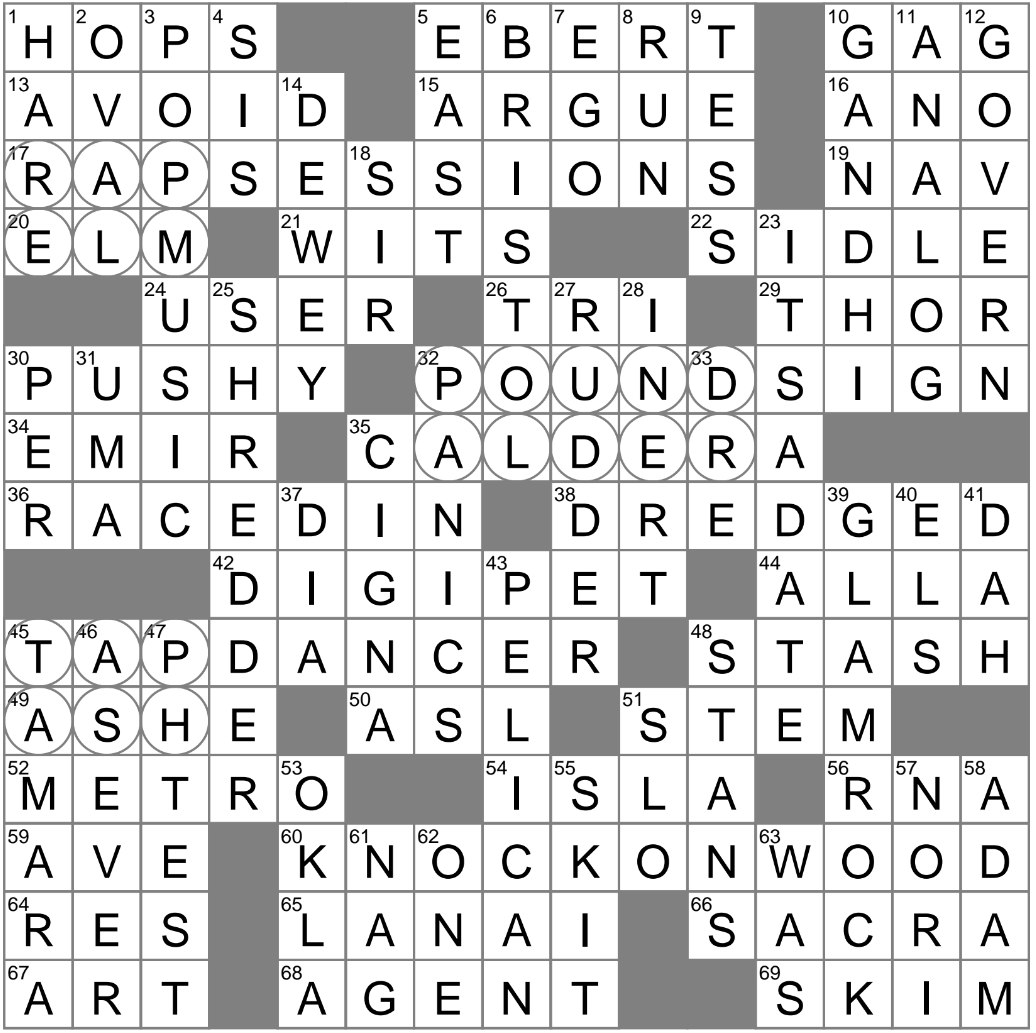 film genre crossword clue