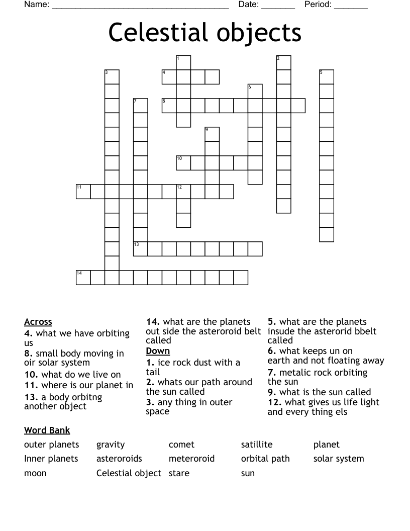 Celestial Bear Crossword Clue