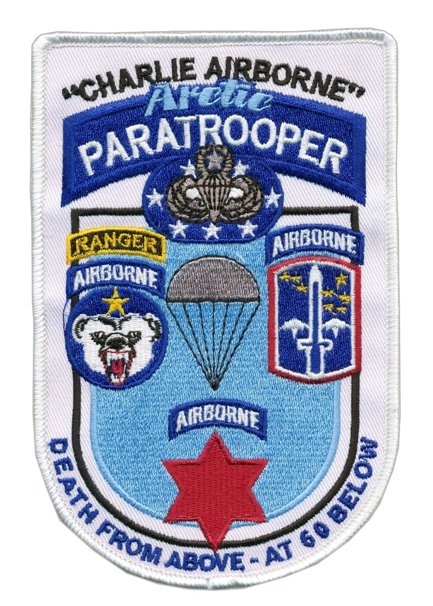 Charlie Airborne Arctic Paratrooper Alaska Airborne US Ranger Infantry EBay