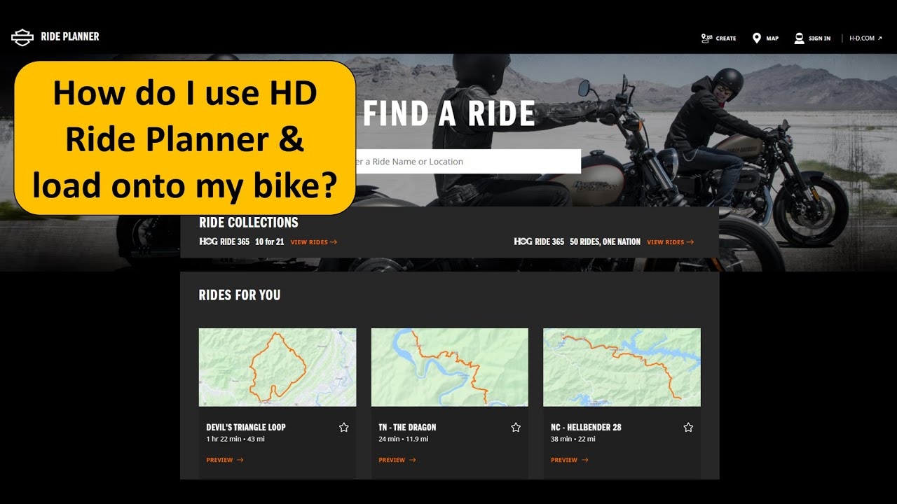 Check Out This How To On Using Harley s Ride Planner YouTube