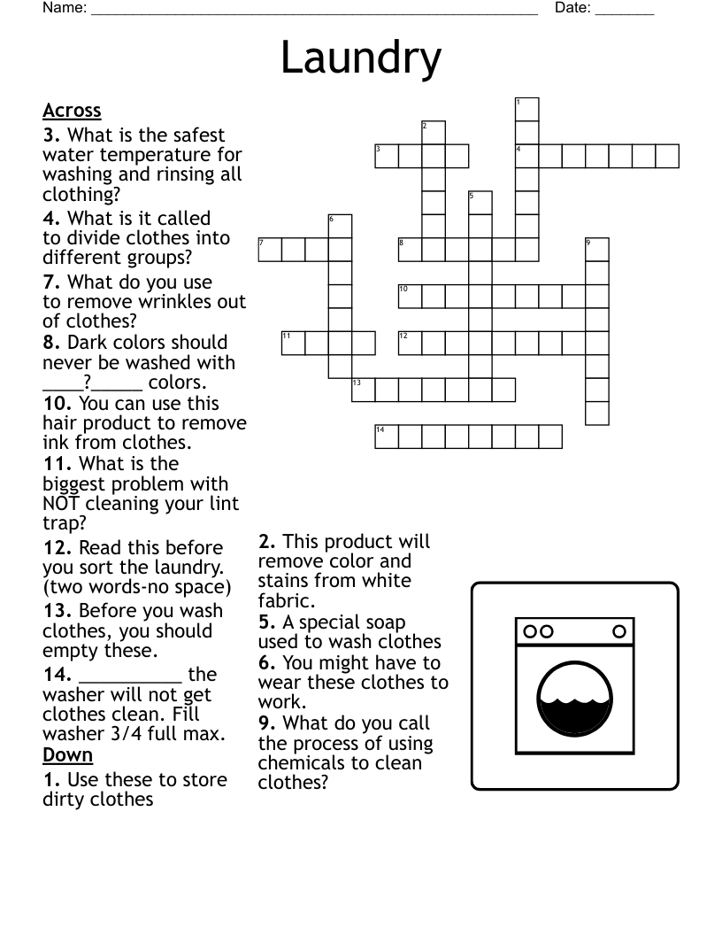 Clothes Crossword WordMint Clothes Crossword WordMint