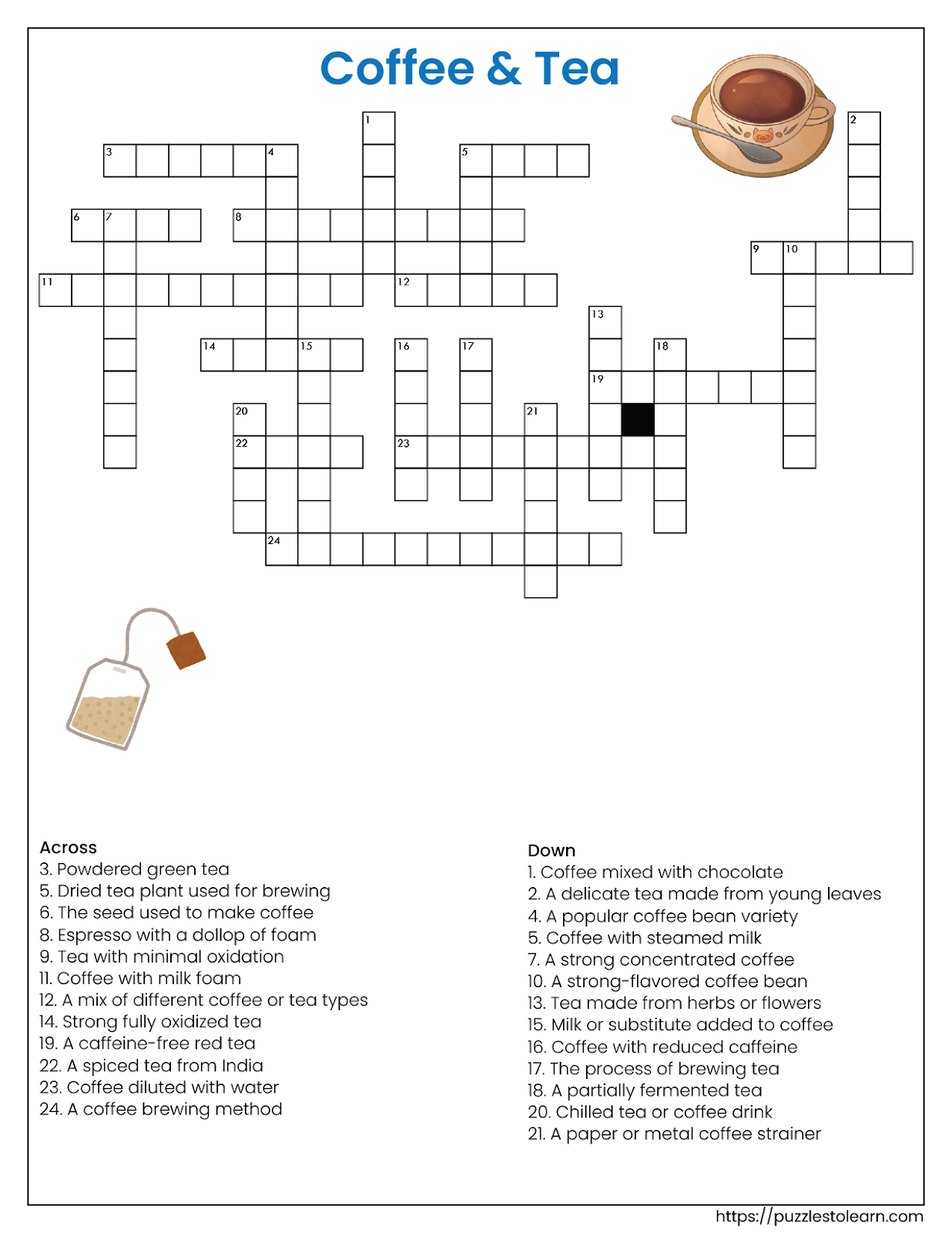 tea type crossword clue tea type crossword clue