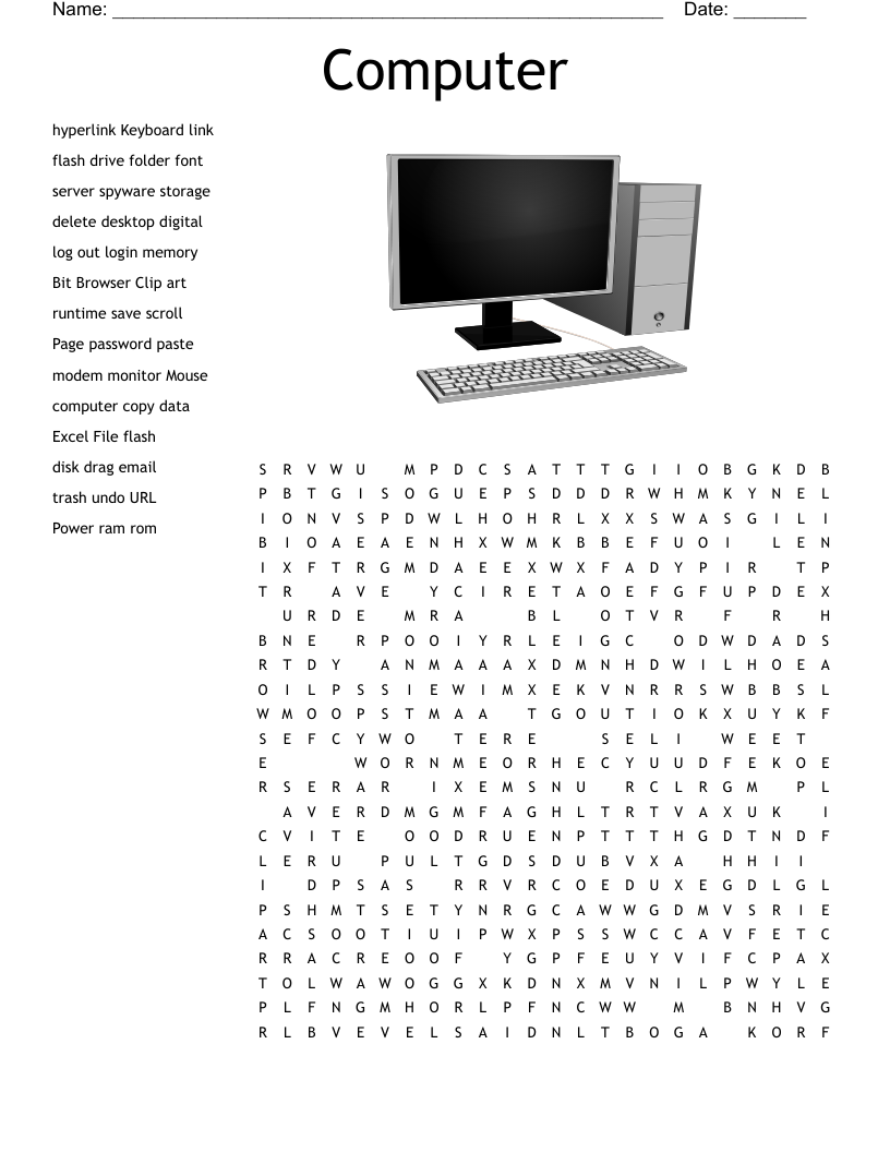 Computer Word Search WordMint