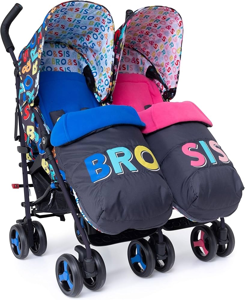 Cosatto Supa Dupa Double Twin Stroller Pushchair From Birth Lightweight Bro And Sis 6 Buy Online At Best Price In Egypt Souq Is Now Amazon eg