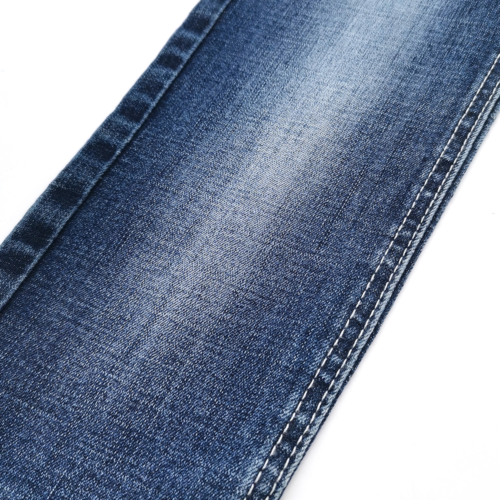 Cross Hatch Denim Fabric Stretch Breathable Woven