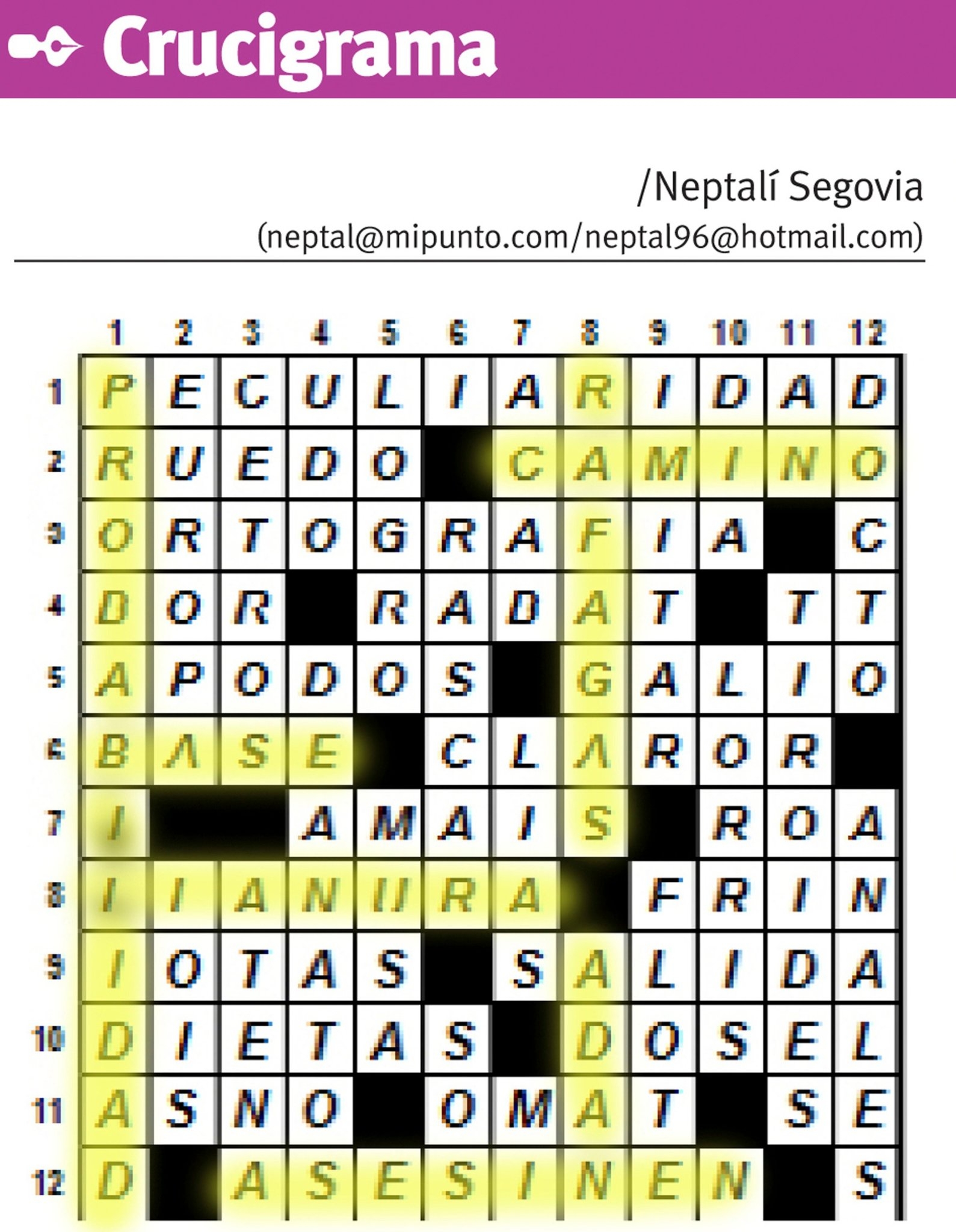 Crossword Puzzle Stirs Controversy In Venezuela The New York Times Crossword Puzzle Stirs Controversy In Venezuela The New York Times